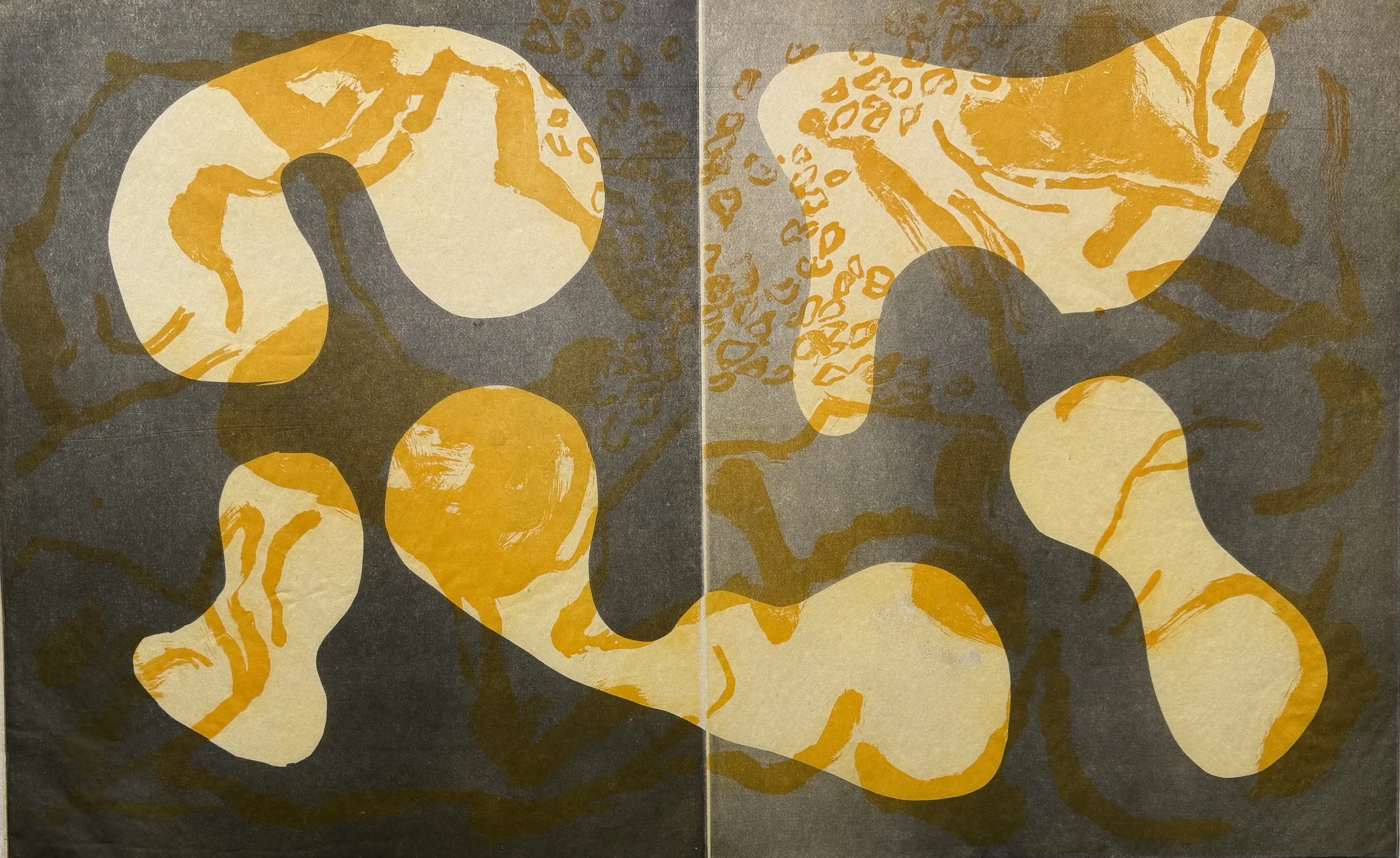  Moonlight Through. 2/3. Monotype. 19.5 × 35”. $2300 