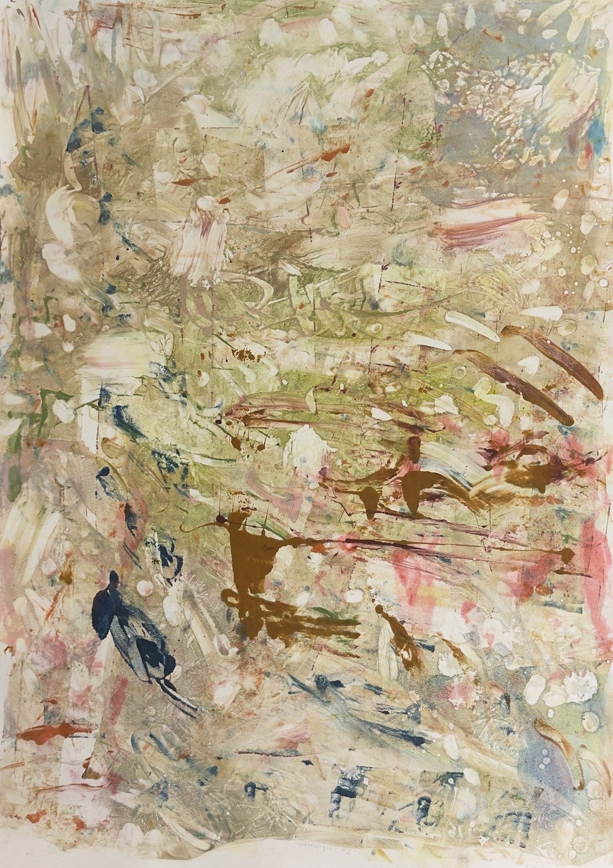  Weatherglass #7. Monoprint. 41 × 29”. $3800 