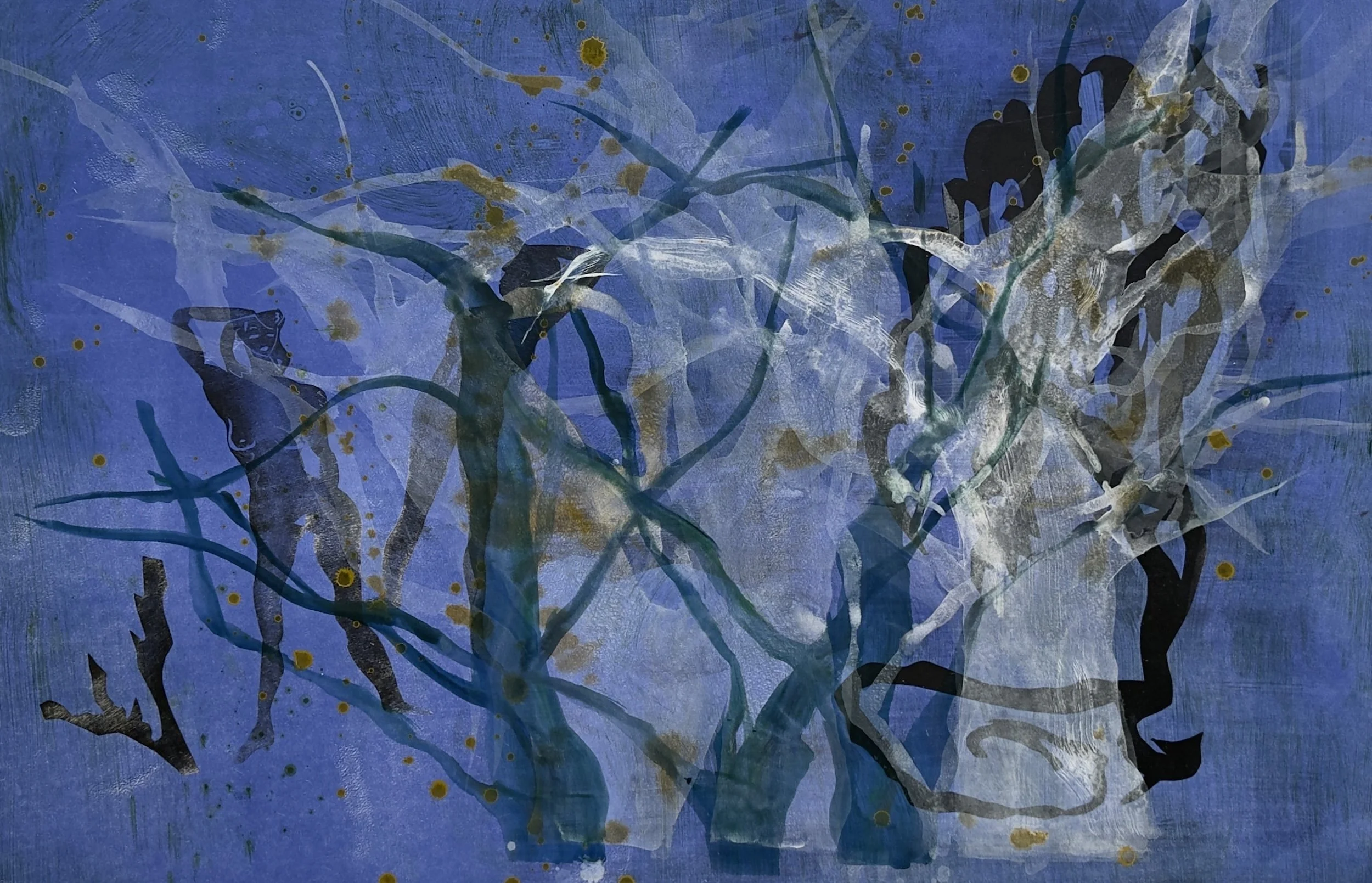 Watershed #6. Monoprint. 28×42”. $3900 