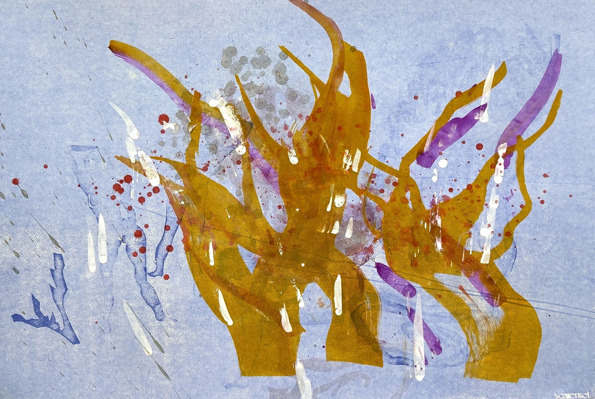  Watershed #18. Monoprint. 28 × 42”. $3900 