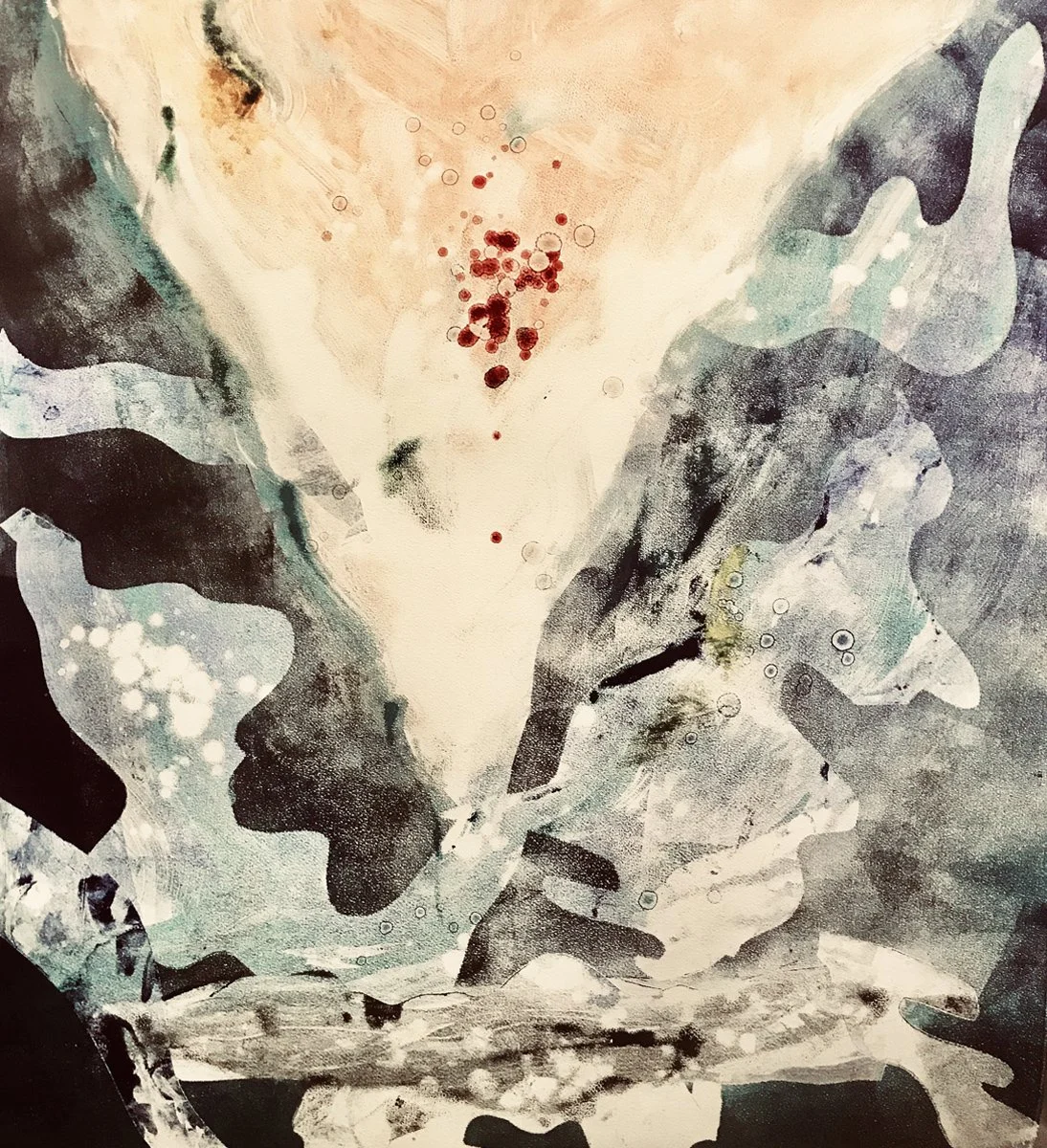  Ghost Road #1.33 ×29.5”. Monoprint. $2200 