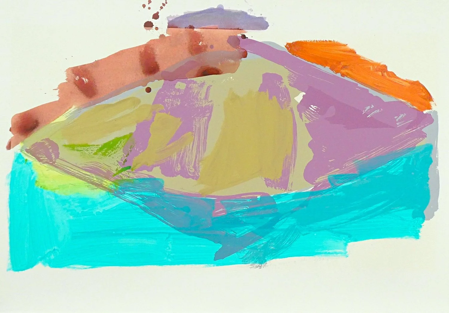  Almost Saturday Night. 29.5 × 42.5”  Silkscreen on paper. $1900 
