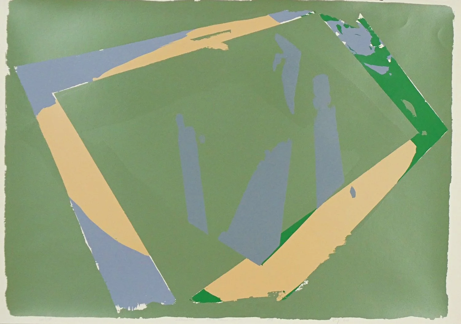 Silhouettes. 29.5 × 42.5”  Silkscreen on paper. $1900 