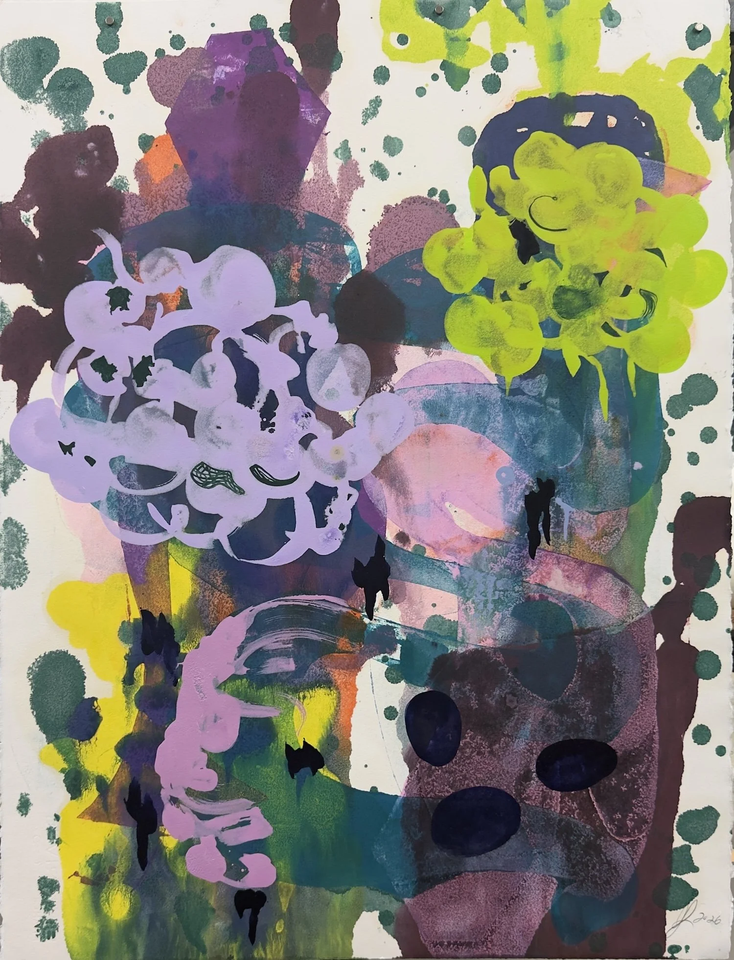  Summer Evenings #5. Monoprint. 30×22”. $1800 