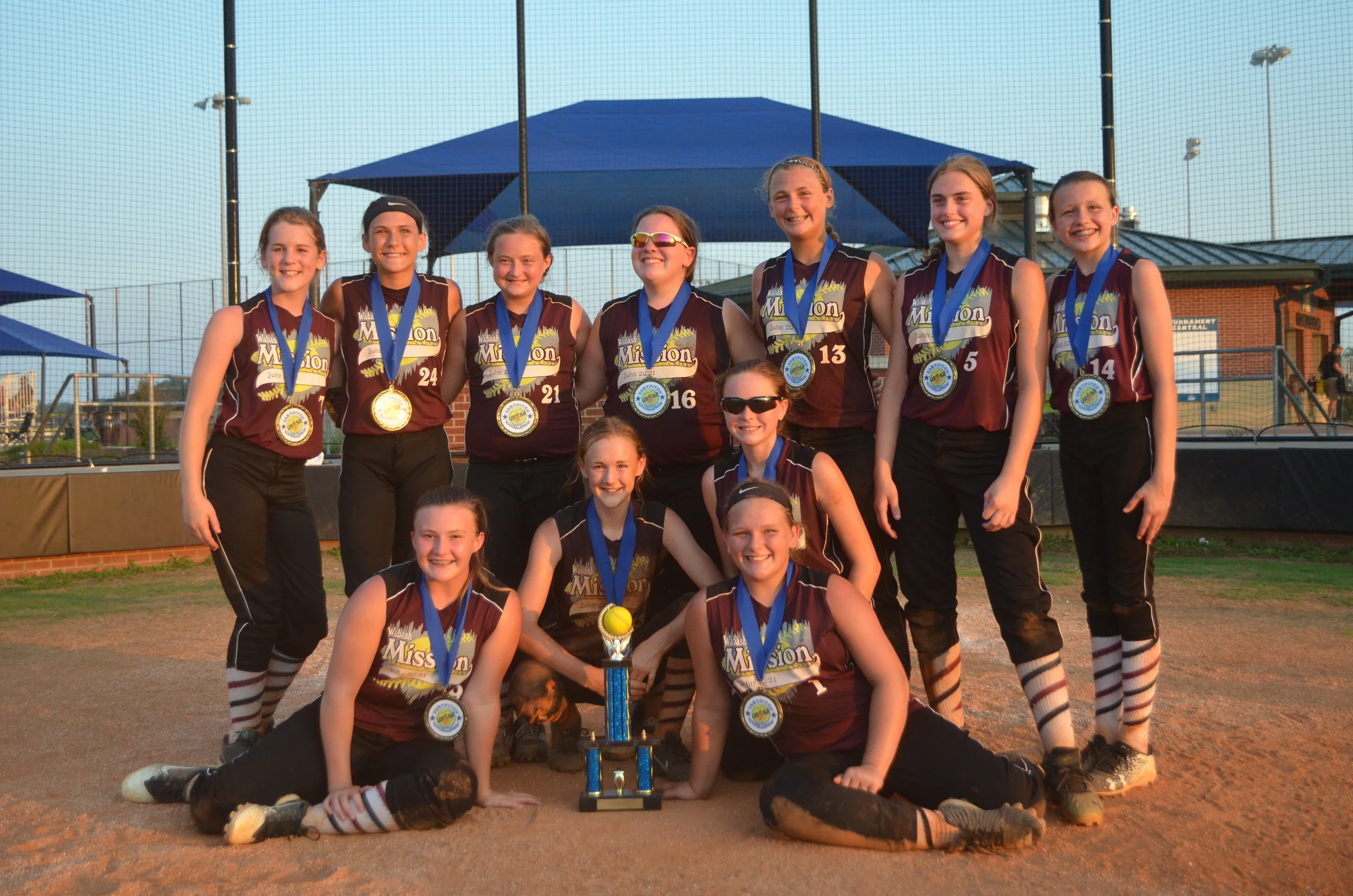 Front row left to right: Hannah Parr, Selby Patberg, Emma Adams, Carli Merritt Back row left to right: Piper Belt, Mackenzie Sanders, Rachel Gill, Kadie Simmons, Libby Horton, Brianna Hiatt, Kathryn Blake