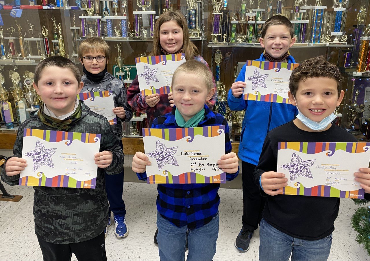 Allendale December Students of the Month