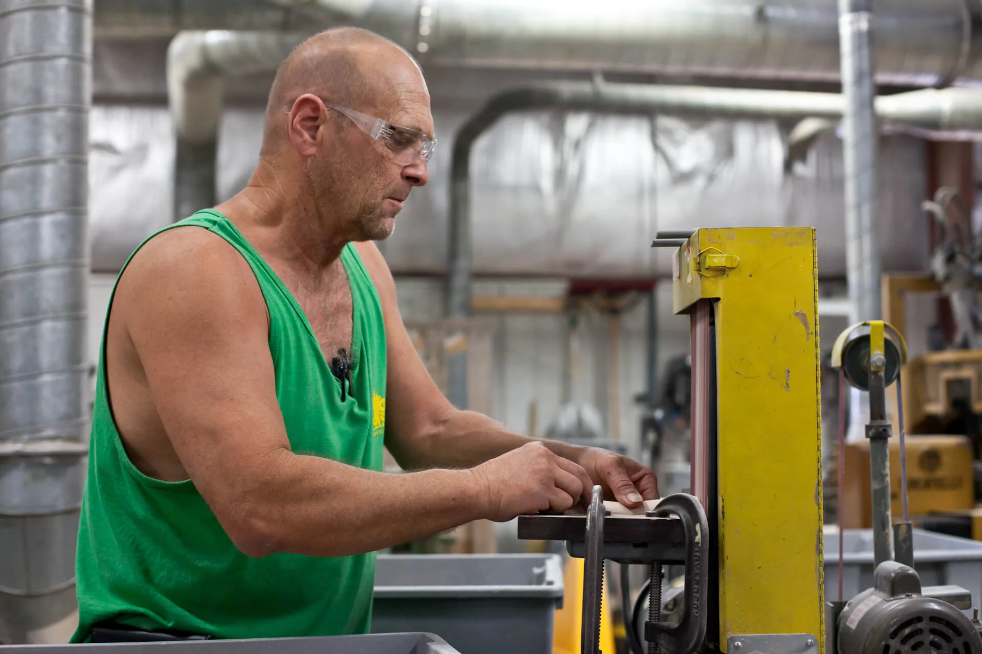 Jim Paulsen of AJS Tap Handles (Random Lake), the nation's largest tap handle manufacturer.