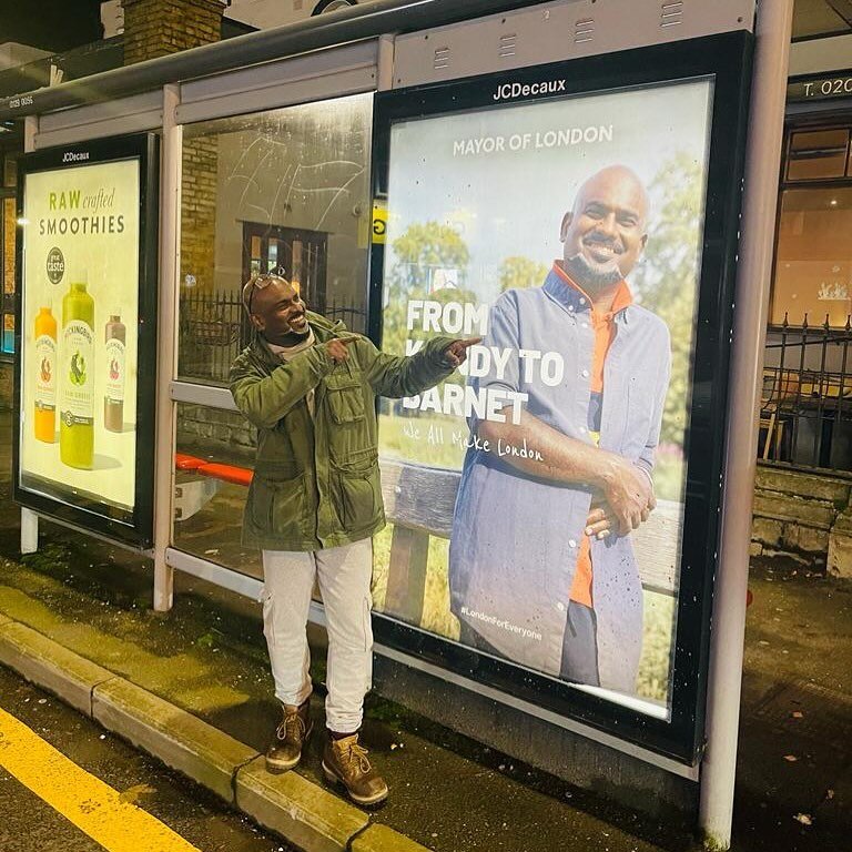 This picture says it all! 🙌

Yogi, one of our graduates from Cohort 10, has been featured in the Mayor of London&rsquo;s #londonforeveryone campaign! 

We couldn&rsquo;t be prouder. 🩷