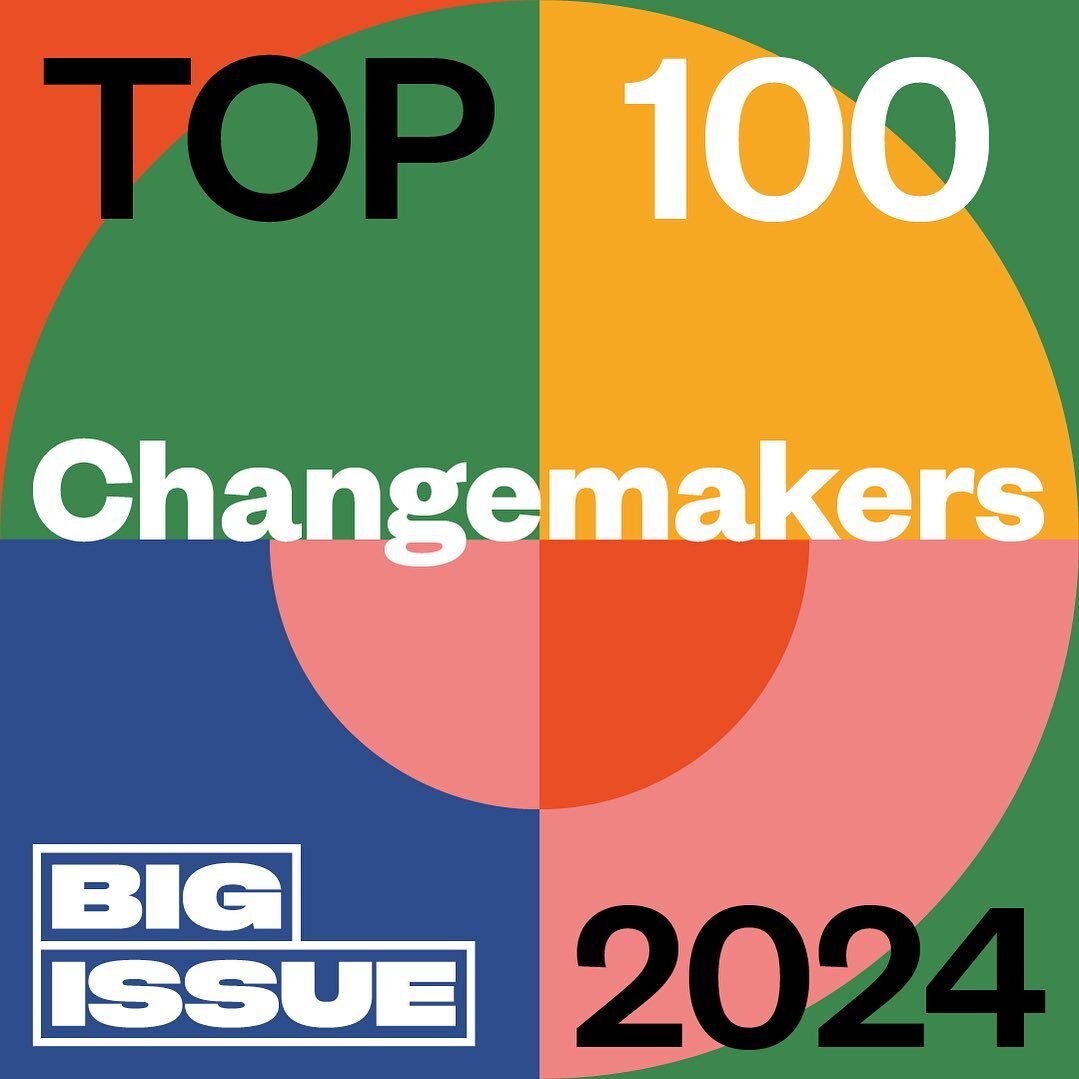 Big Issue's UK&rsquo;s Top 100 Changemakers! 📣🥳

We are absolutely thrilled to have been voted as one of the @bigissueuk Top 100 Changemakers! The annual edition celebrates &lsquo;organisations and people who are &lsquo;making things better&rsquo;.