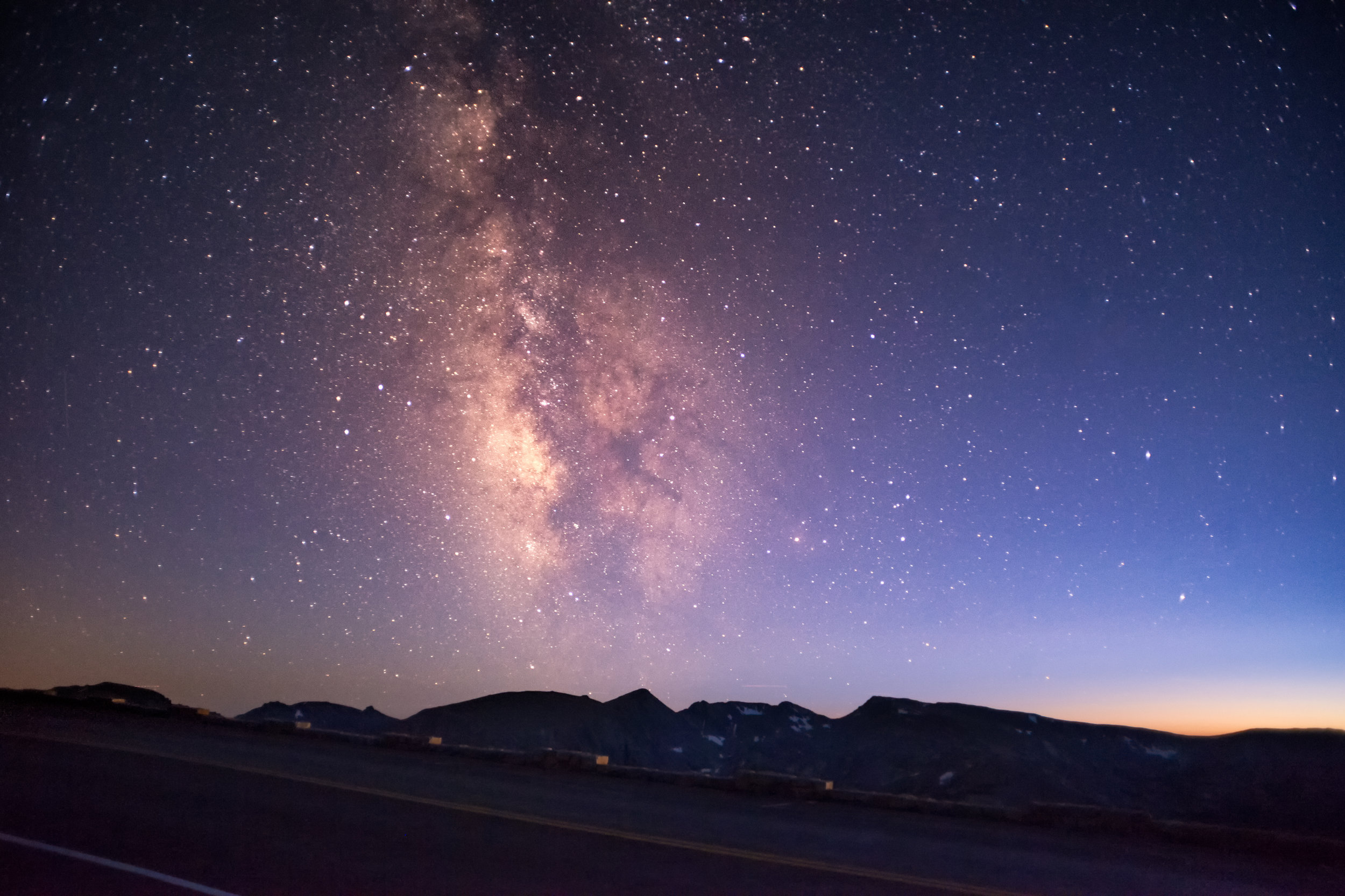 The Rocky Mountains National Park, USA ISO3200 F2.8 20" at 20mm 