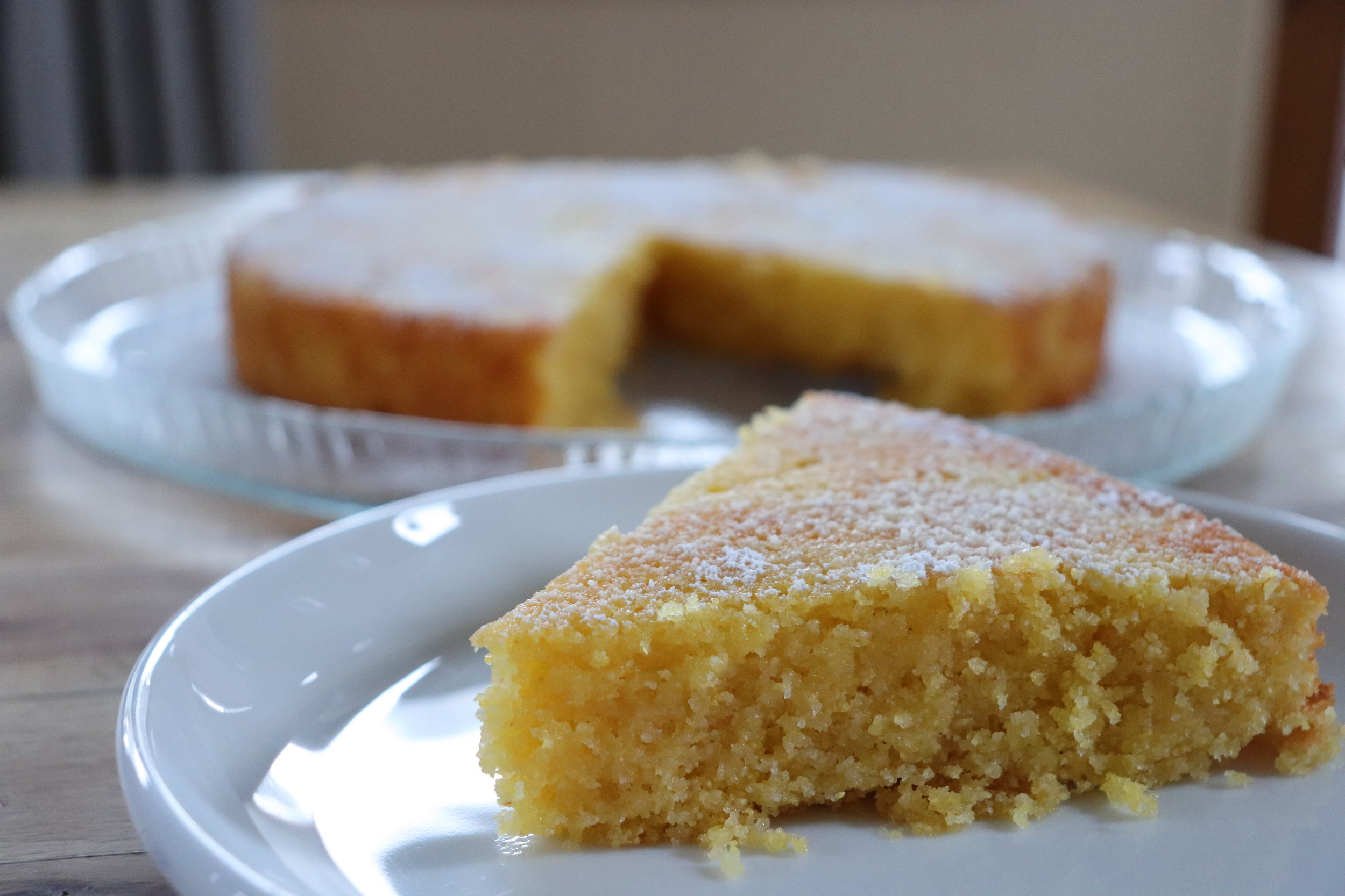 Lemon Cornmeal Cake
