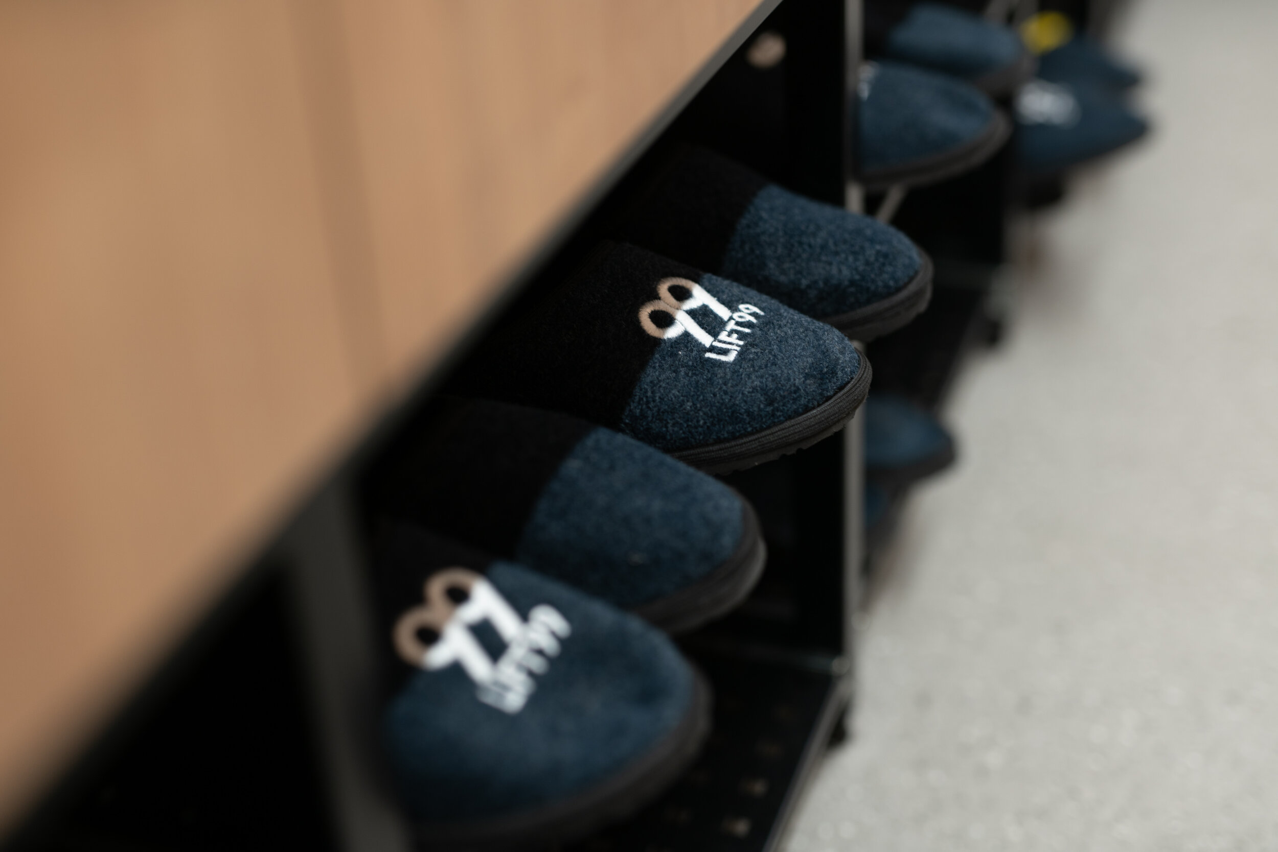 Slippers for our members, for comfortable work!