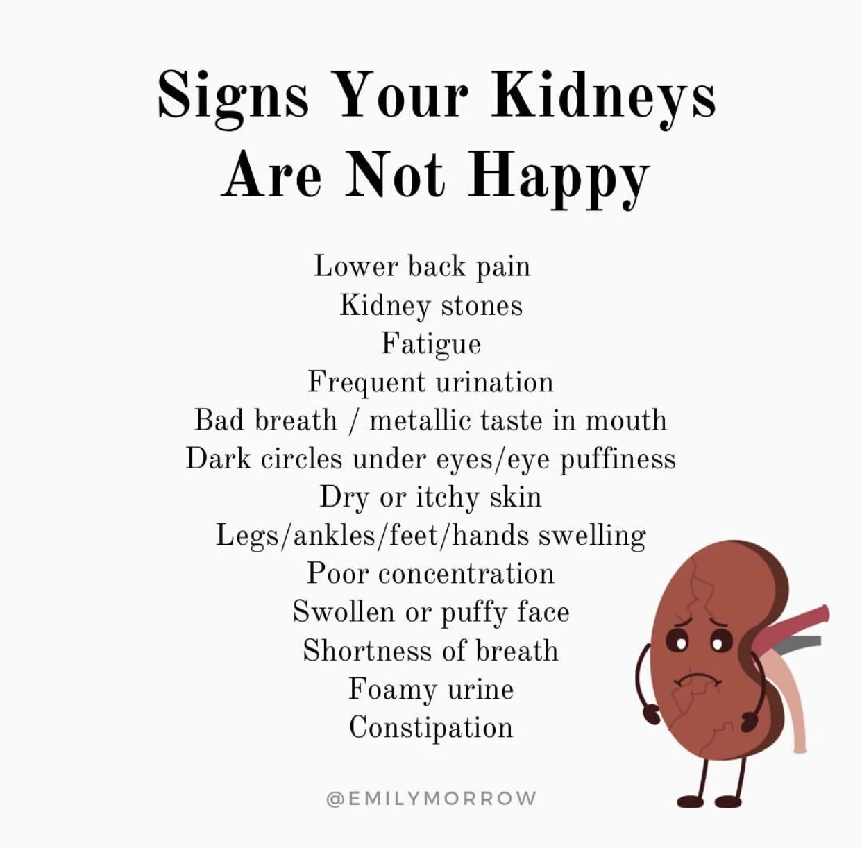 The Kidneys Roles, Signs of Dysfunction & Support