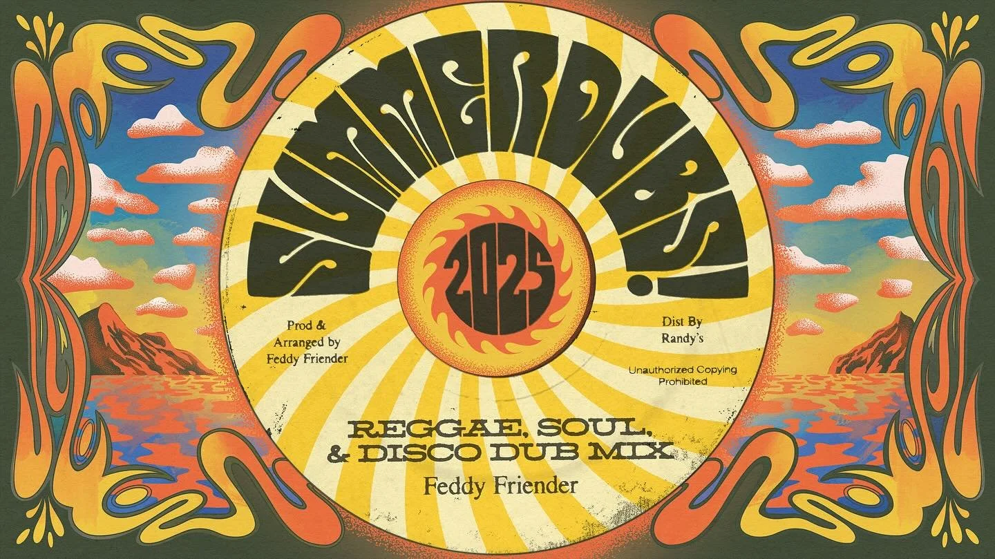 New work for @feddy_friender&rsquo;s Summer Dubs mix. Check it out on Mixcloud or YouTube!