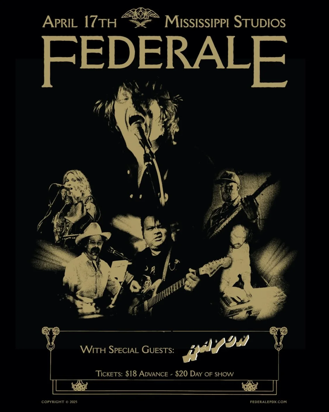 New poster for @federale_pdx !!