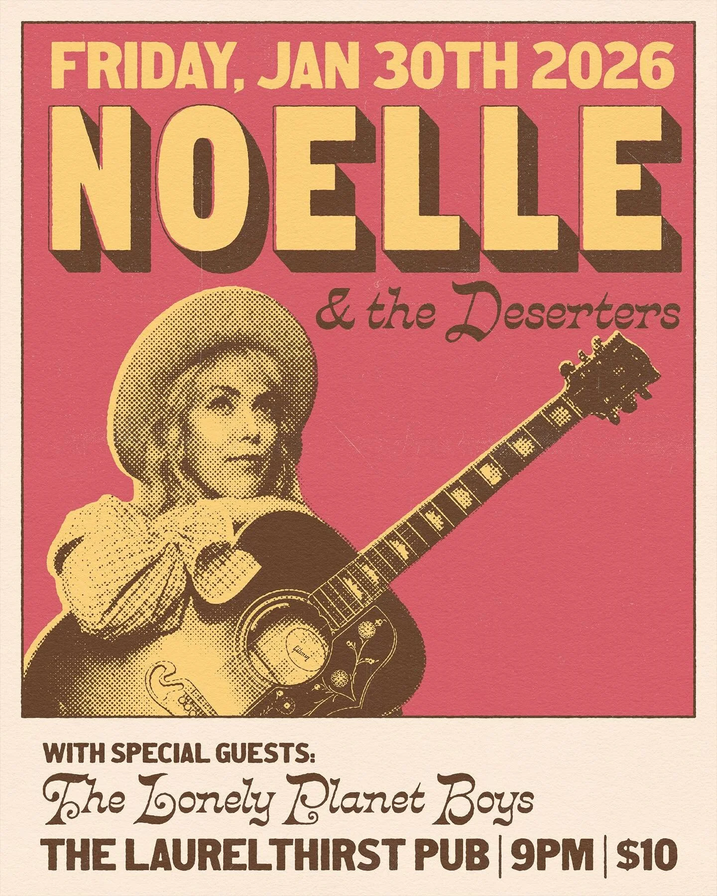 New work for @noelleandthedeserters with the Lonely Planet Boys at @laurelthirstpub