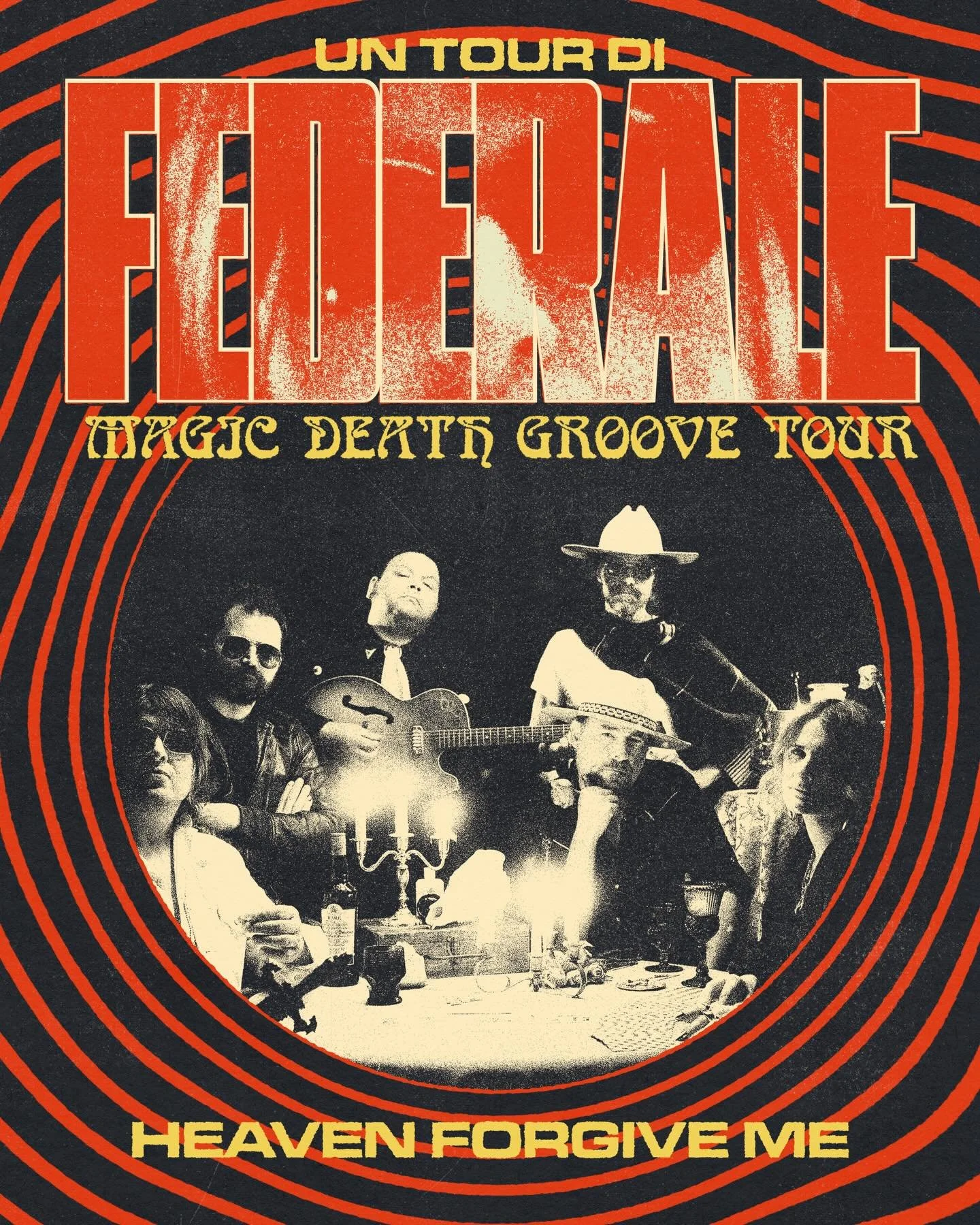 New work for the @federale_pdx Magic Death Groove Tour inspired by Giallo and Italian Film Posters