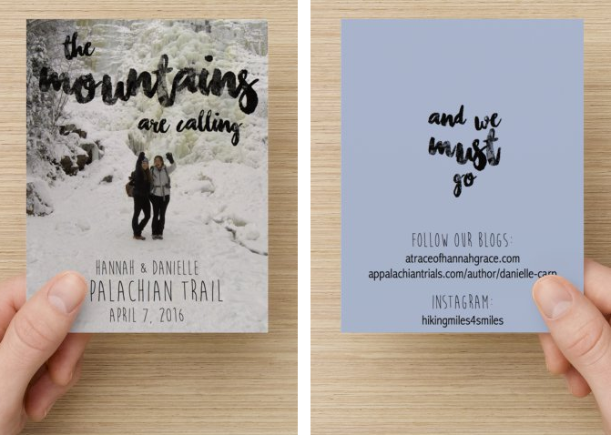 We ordered these double-sided cards from Staples