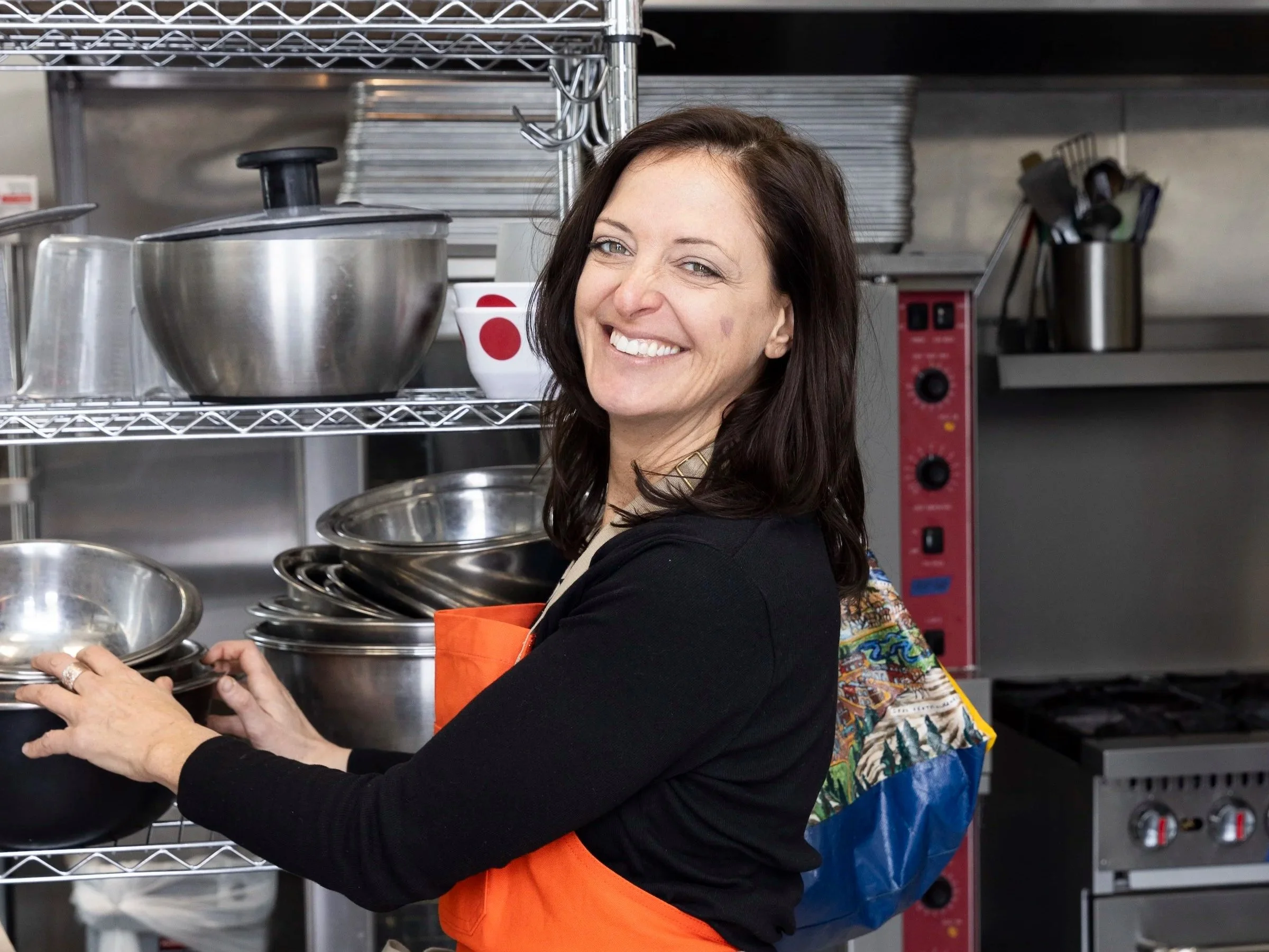 Hard at work in the kitchen, so you are not!