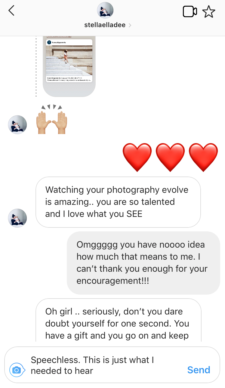Instagram DM via @stellaelladee