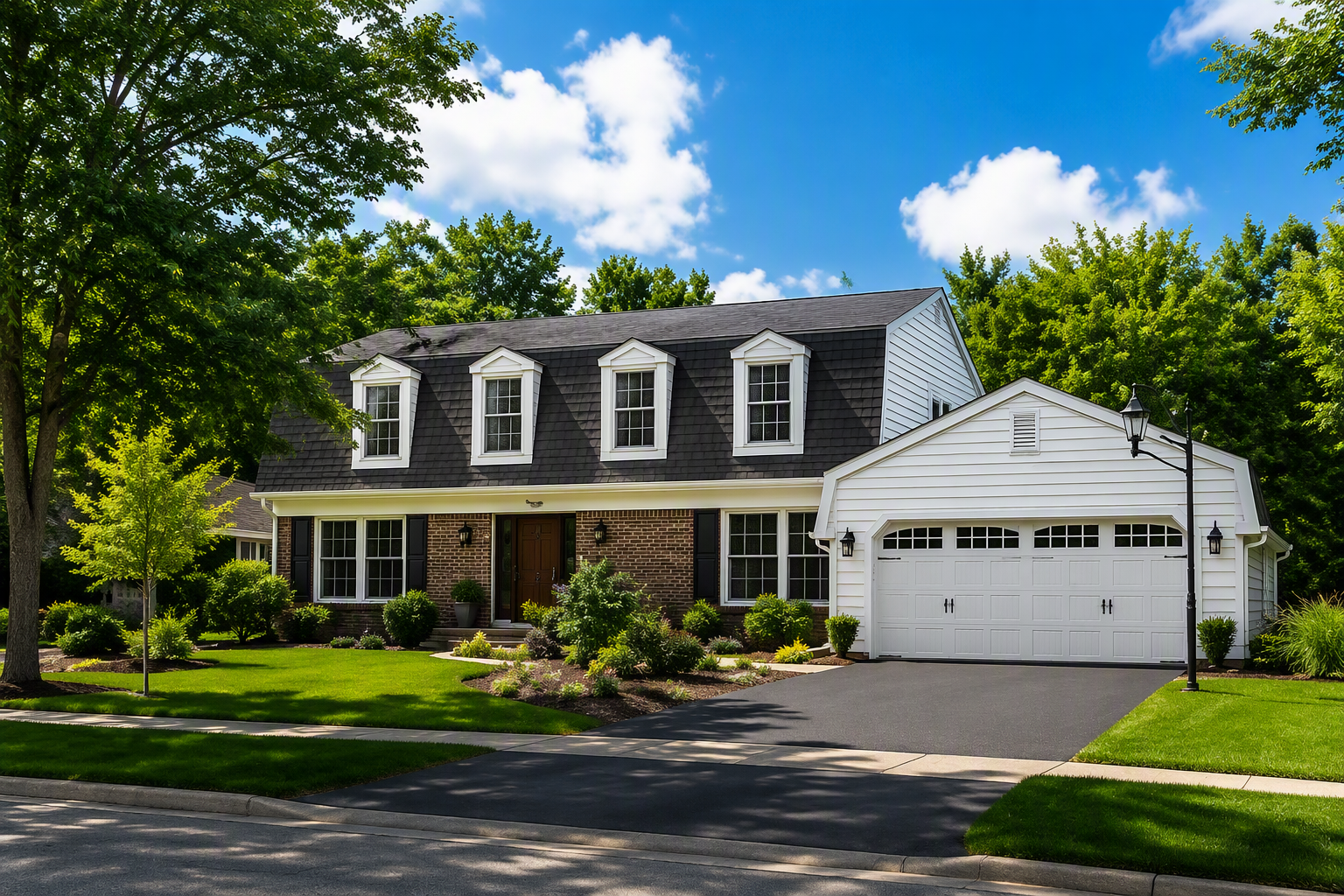 Outdated Mansard Roof Home