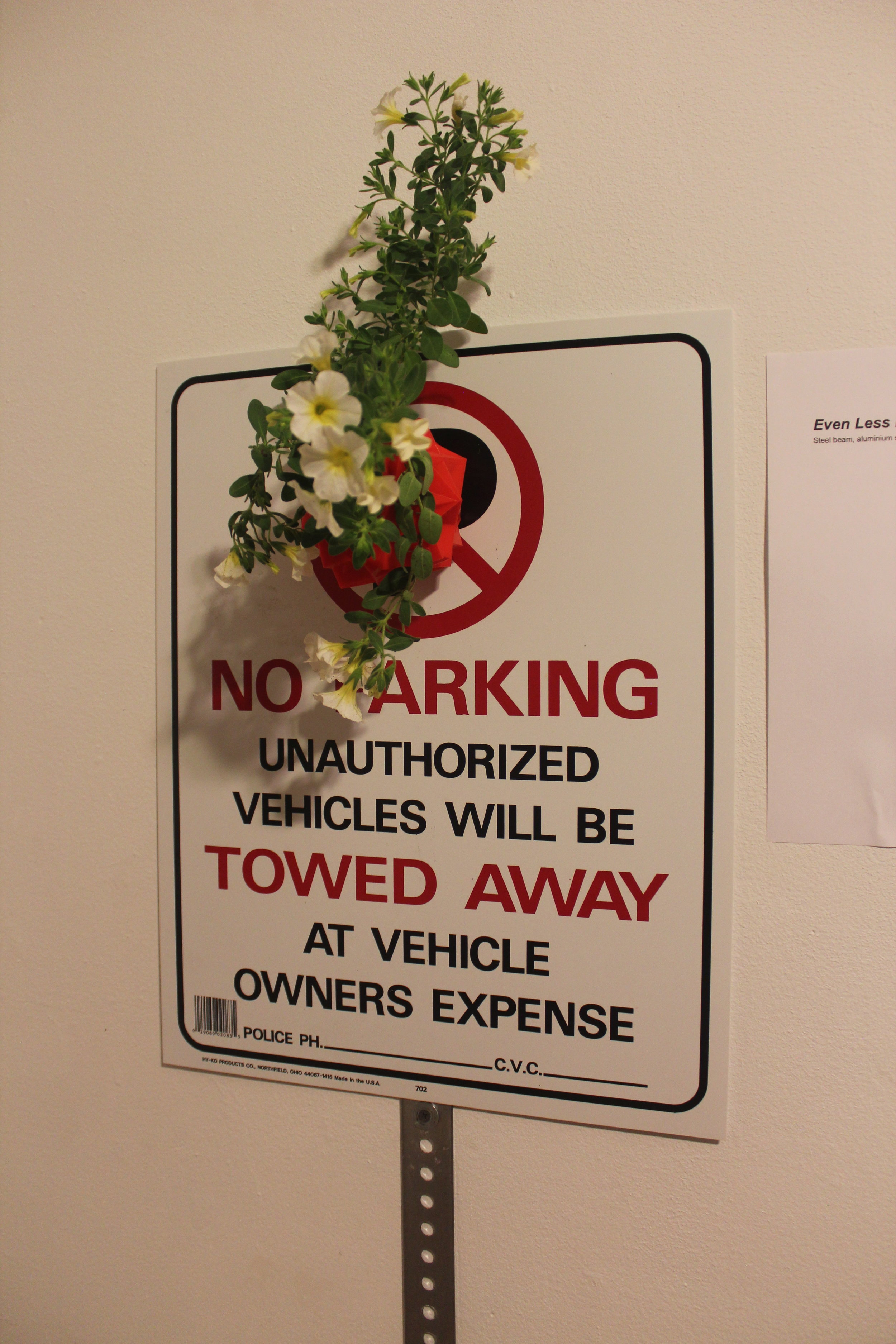  “ Even Less Parking”  from the closing show for my artist’s residency 