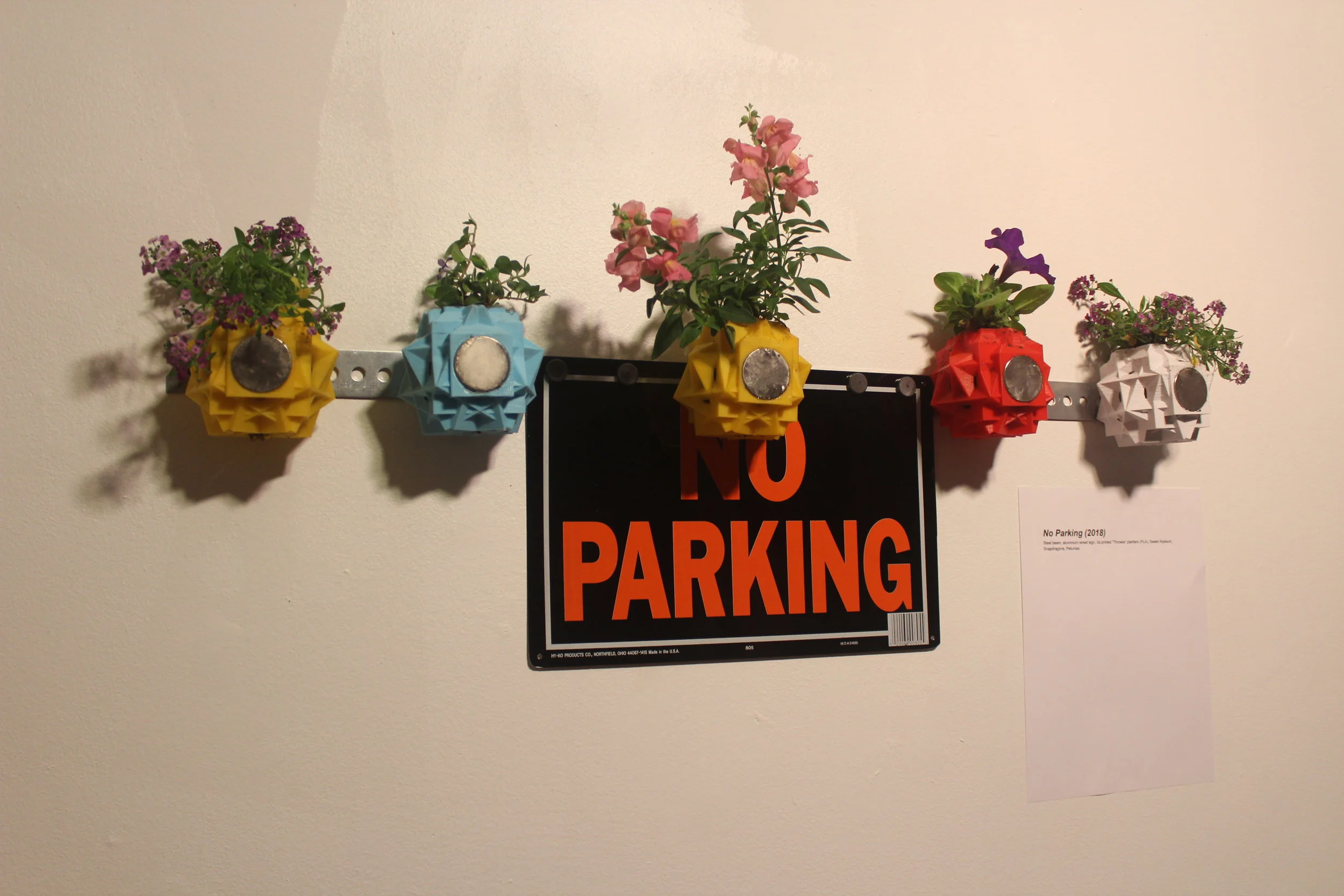  “ No Parking” , from the closing show for my artist’s residency.  