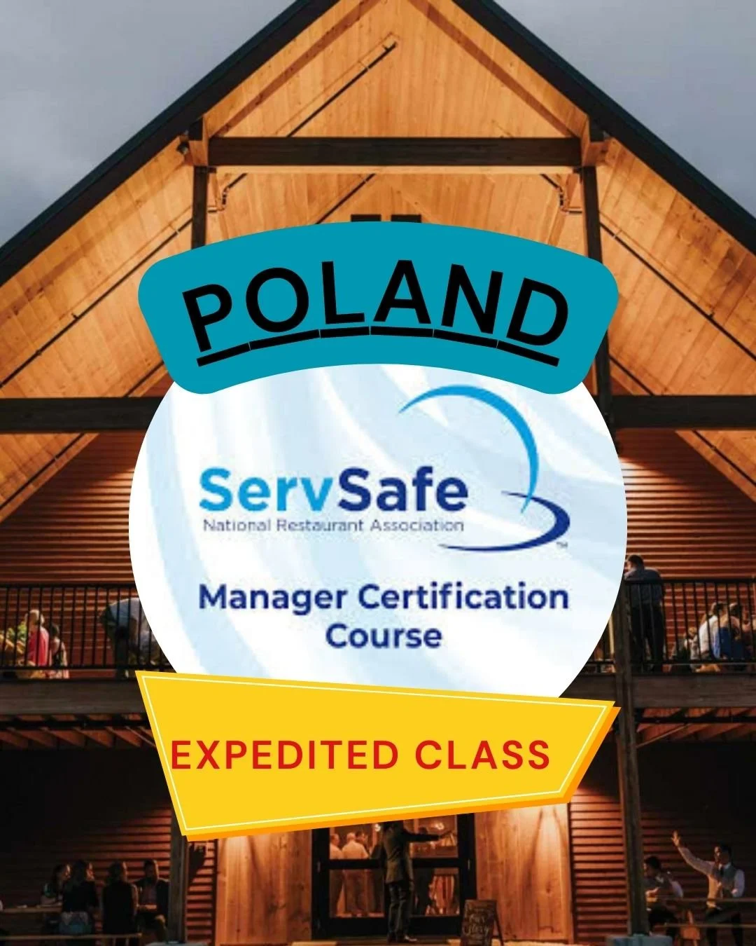 Poland- EXPEDITED Food Manager Certification Class (8:30am-11:15am)