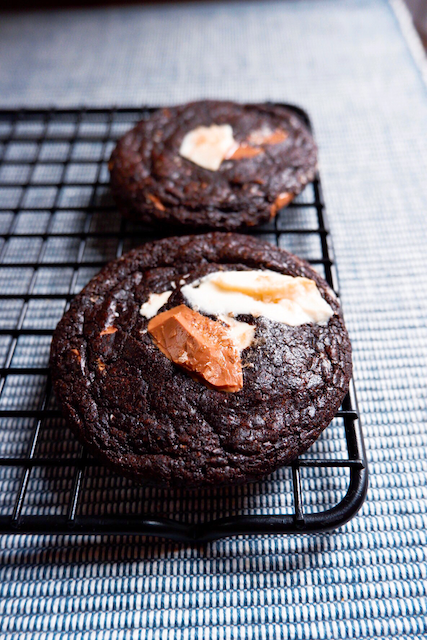 Malted Chewy Triple Chocolate Cookie