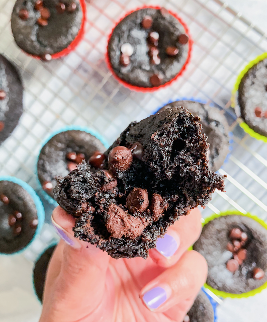 Secret Veggie Chocolate Cupcakes