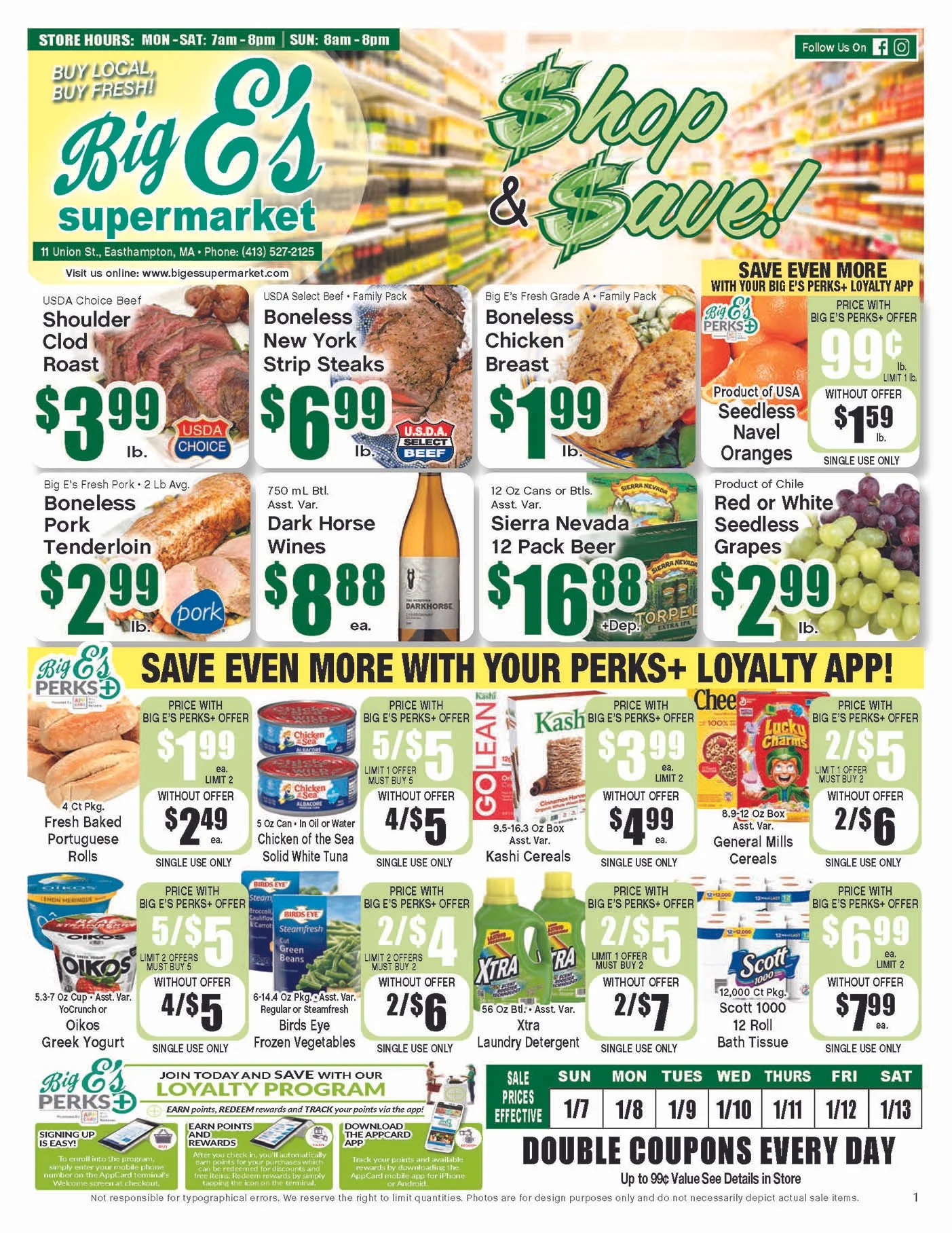 Weekly Ads — Big E's Supermarket