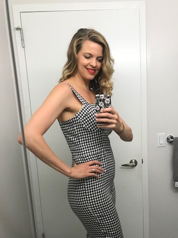 Back to work in office attire and feeling like a human again for the first time since Alexandra was both at about 3 1/2 months PP
