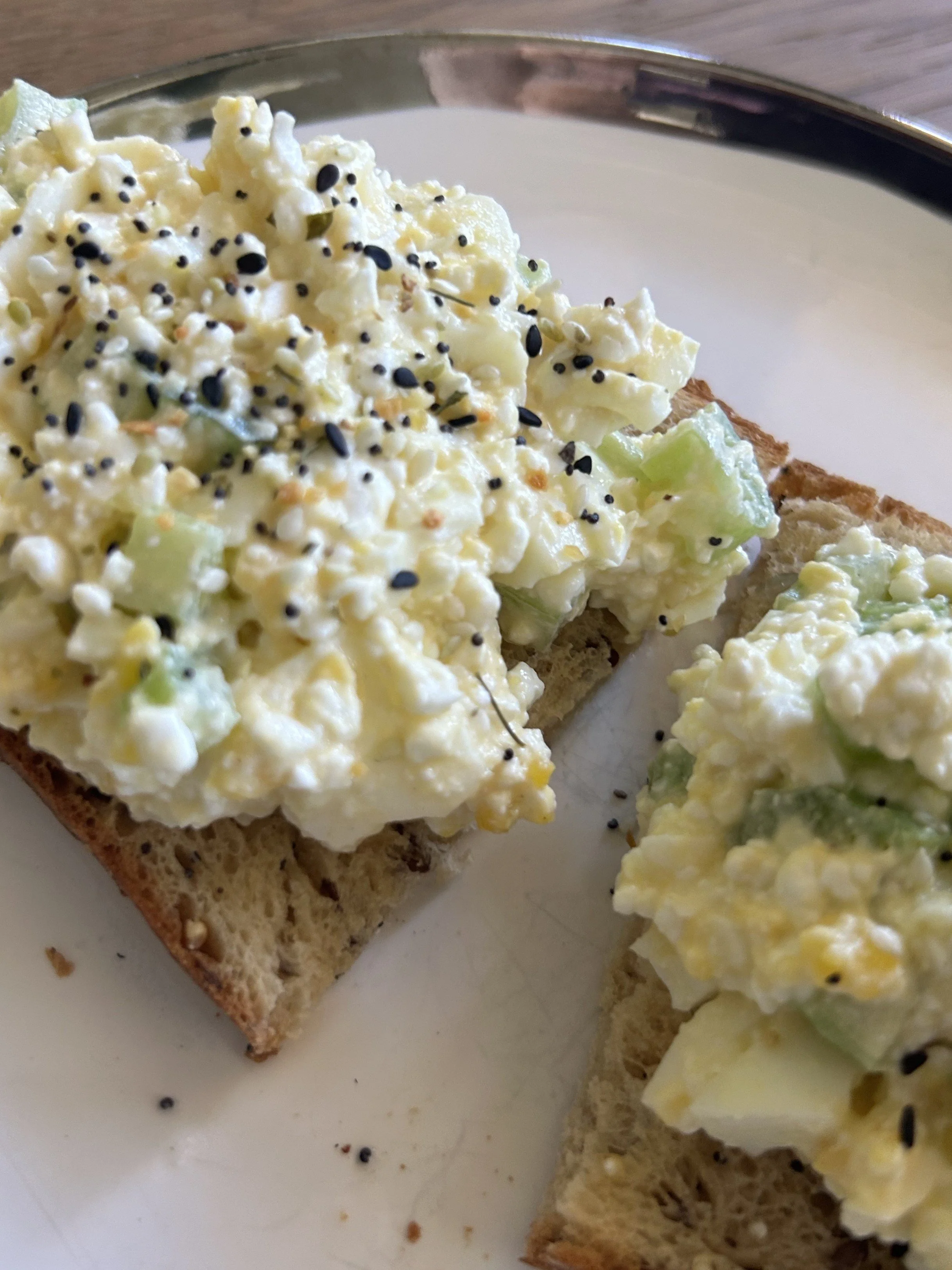 High Protein Egg Salad Sandwich