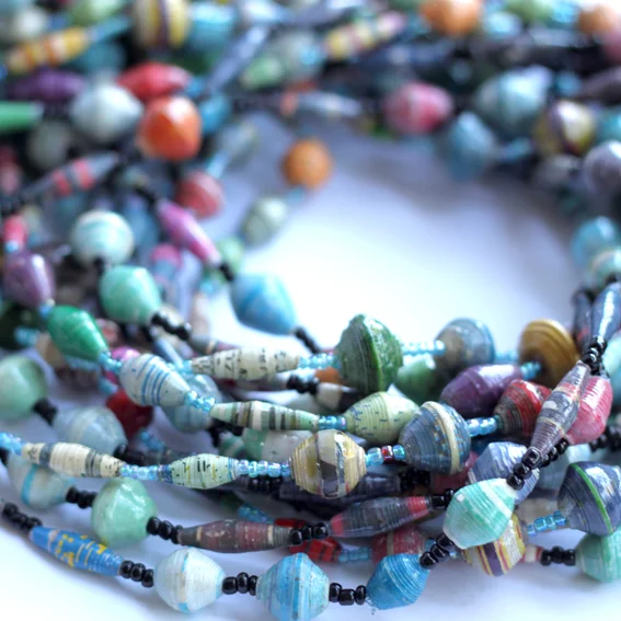From scraps to riches - Rukia's recycled beads