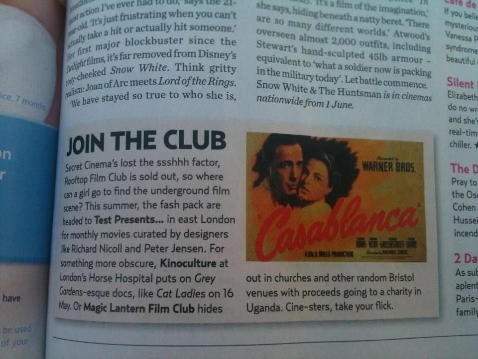 Magic Lantern gets a mention in this months Marie Claire