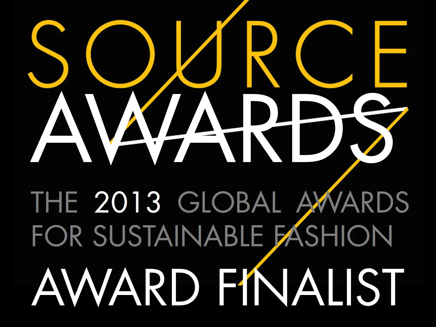 We're finalist in this years Source Ethical Fashion awards!