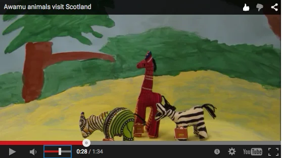 Awamu animals on Safari in the Scot-lands