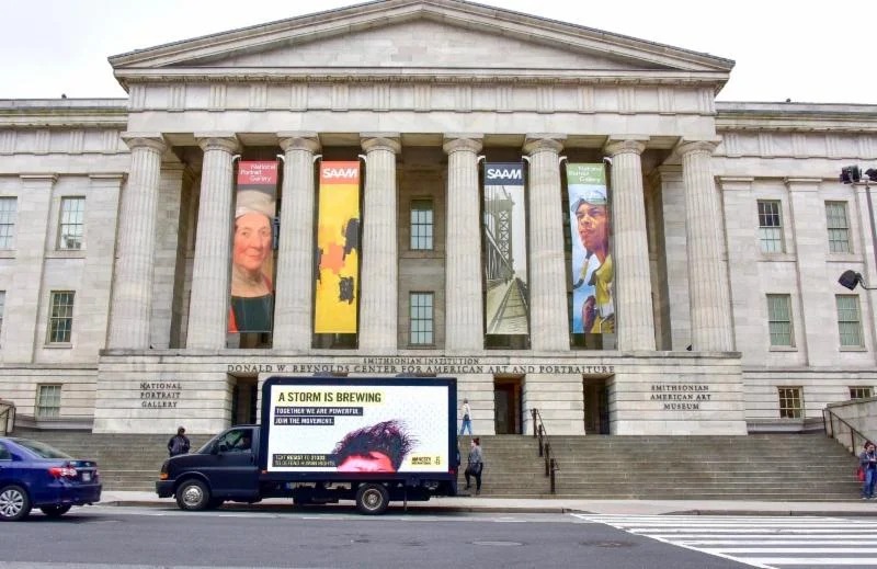 Amnesty International Deploys Video Trucks to Get Around Subway Ban