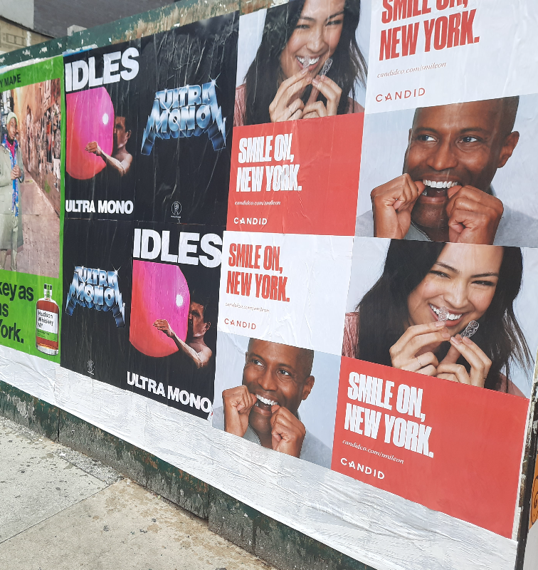 CANDID PROMOTES TEETH STRAIGHTENING WITH WILDPOSTING
