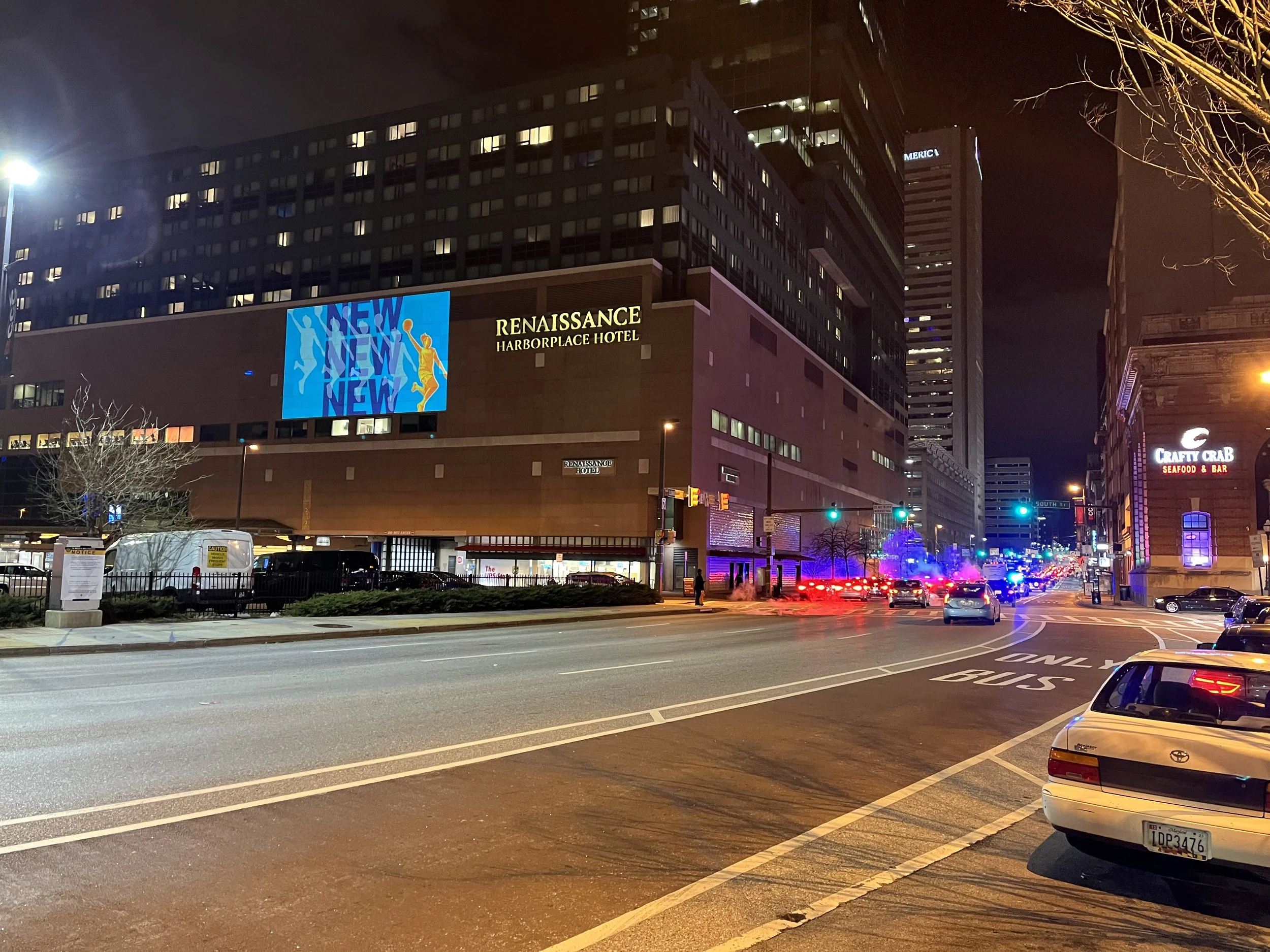 VIDEO WALL PROJECTIONS FOR CIAA TOURNY