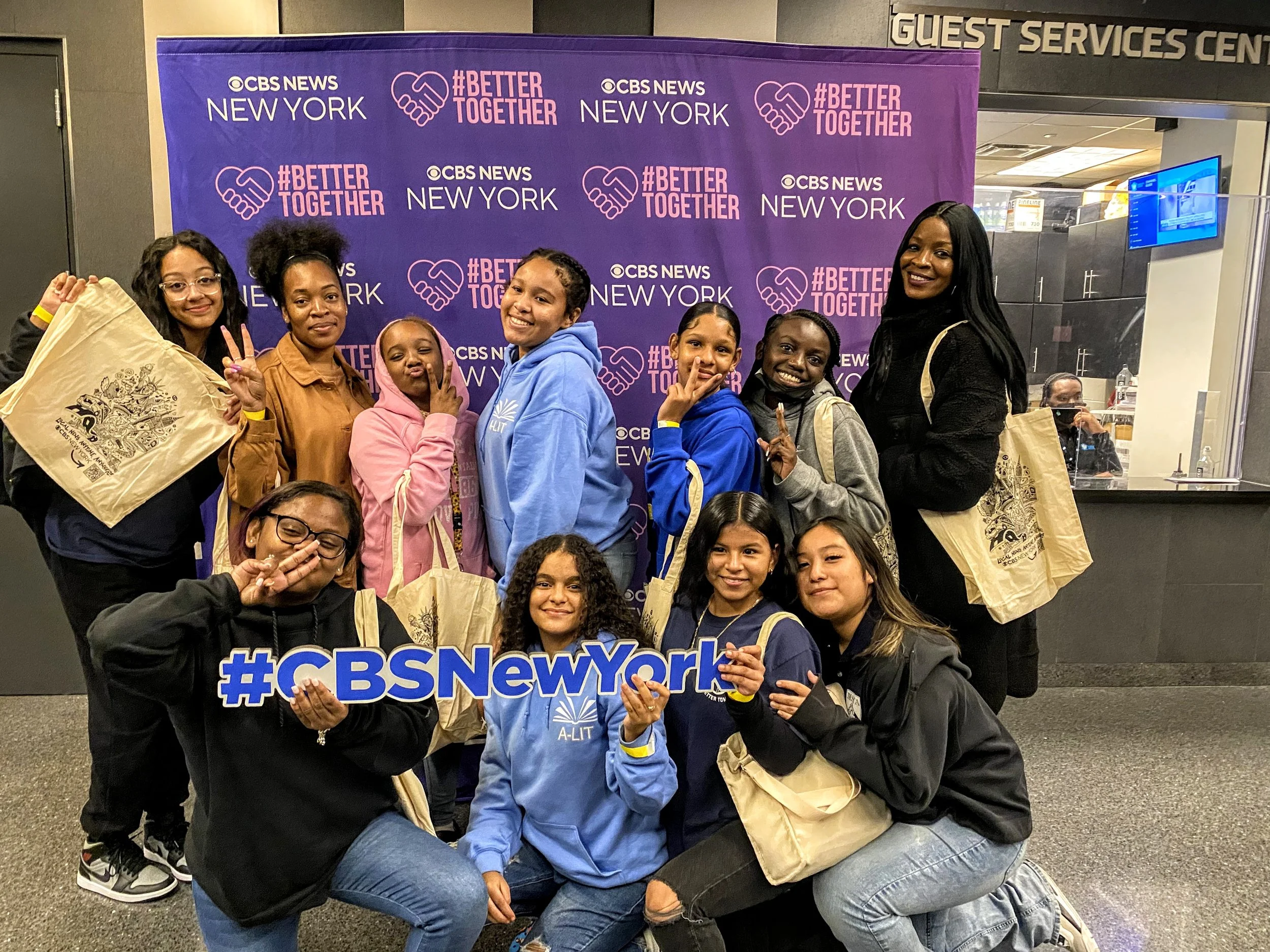 STREET TEAM CELEBRATES CBS NY #BETTERTOGETHER CAMPAIGN