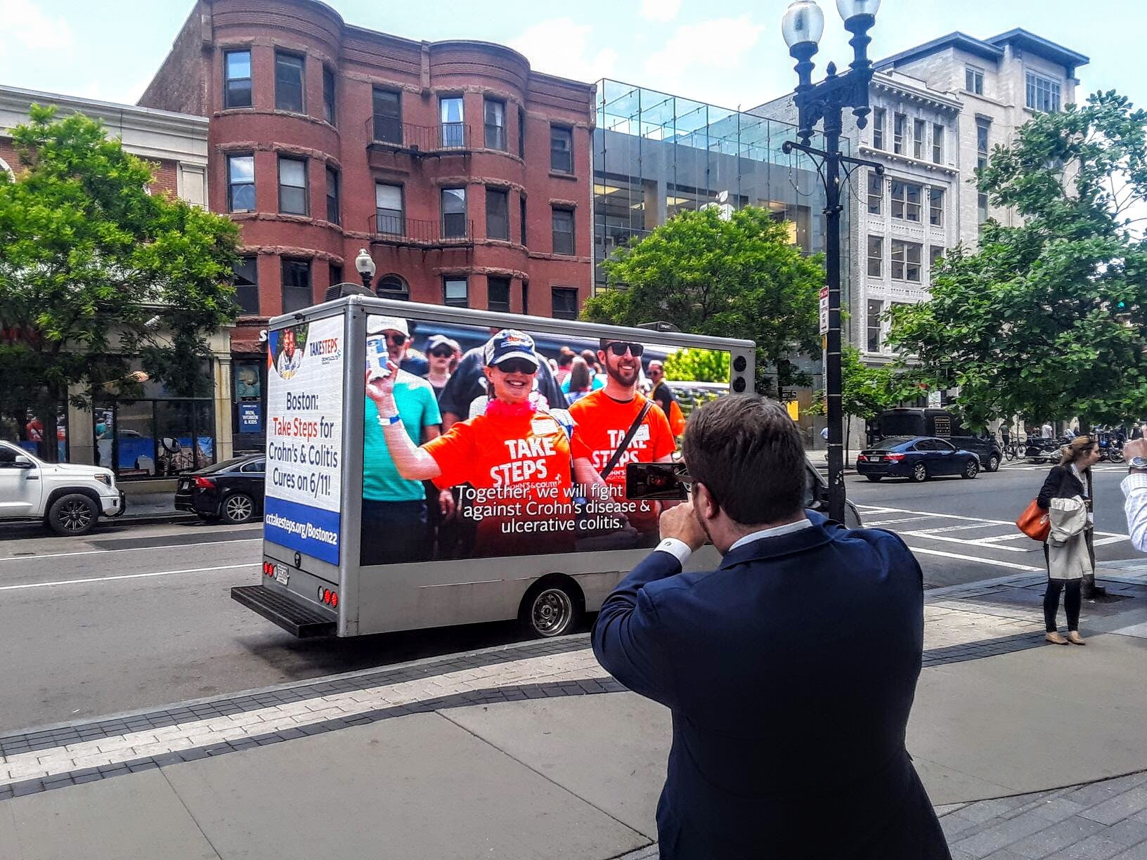 CROHN'S AND COLITIS USES VIDEO TRUCK TO SPREAD THE WORD!