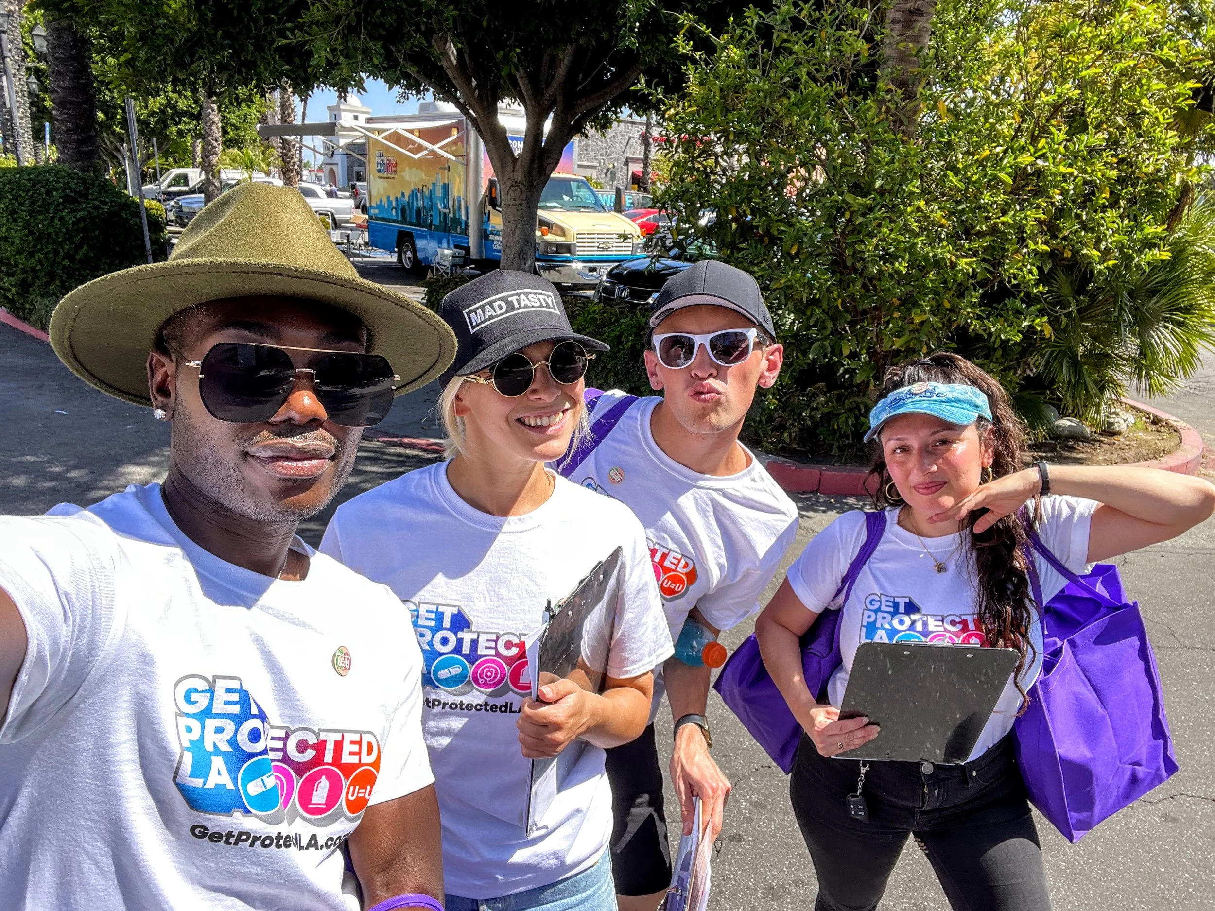 HIV TEST KIT DISTRIBUTION STREET TEAM IN LA