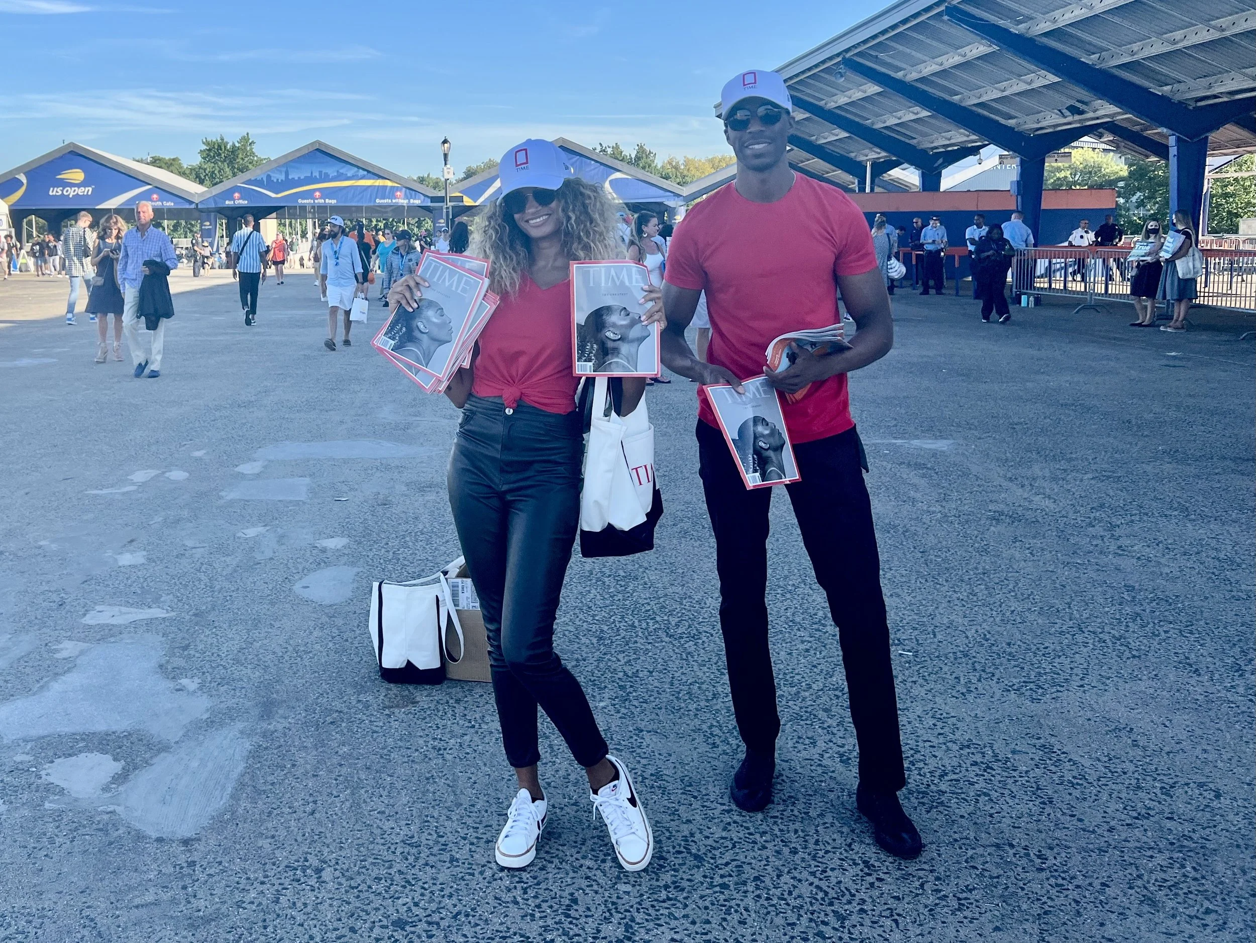 STREET TEAM ATTENDS US OPEN FOR TIME MAGAZINE