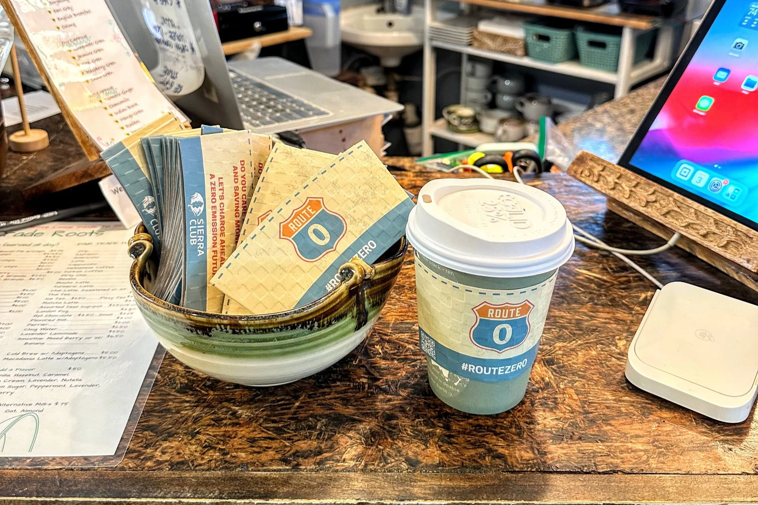 ROUTE ZERO HITS THE DMV AREA TO PROMOTE RAISE AWARENESS WITH BRANDED COFFEE SLEEVES