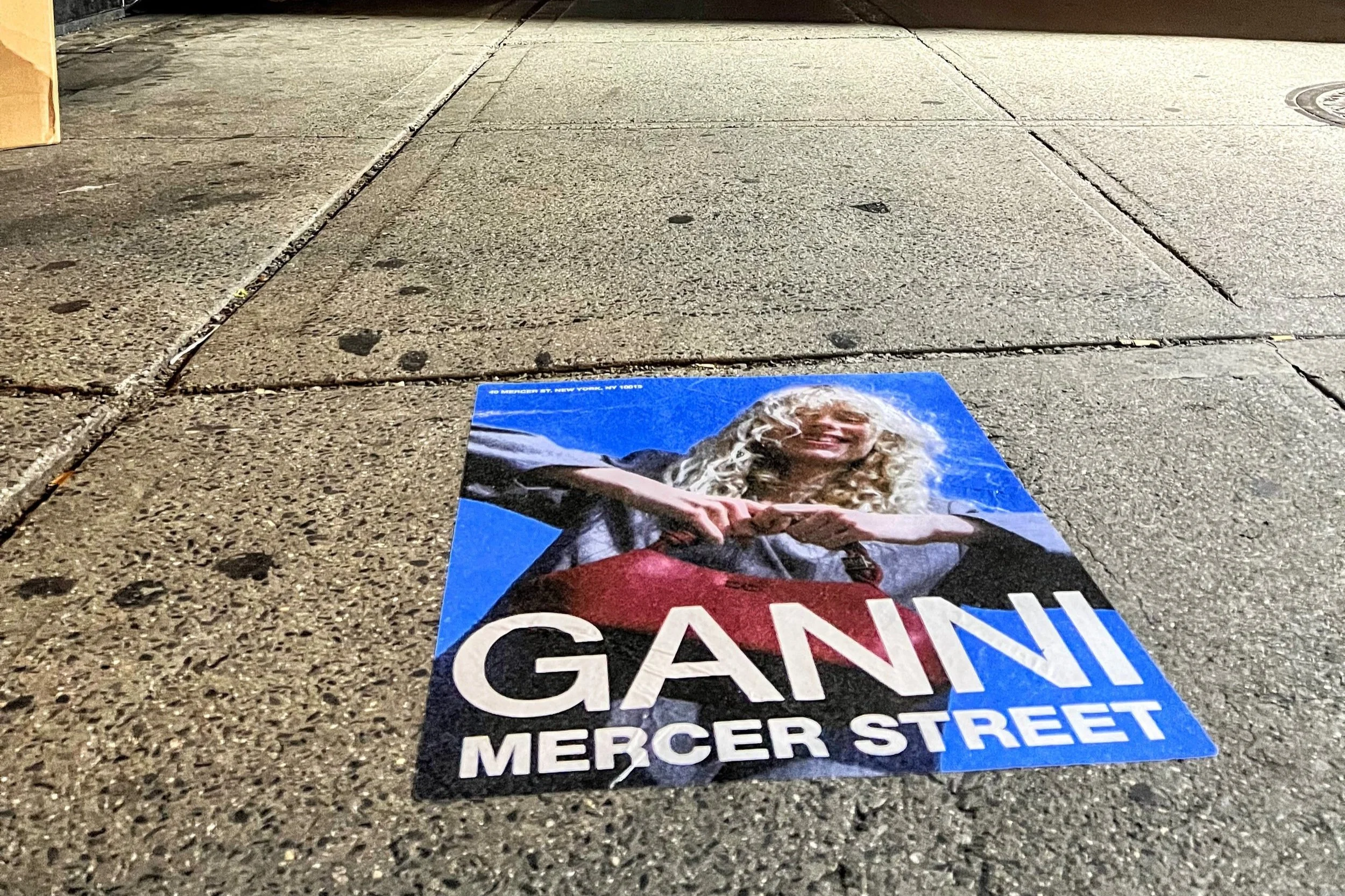 GANNI PROMOTES SOHO STORE WITH SIDEWALK MEDIA