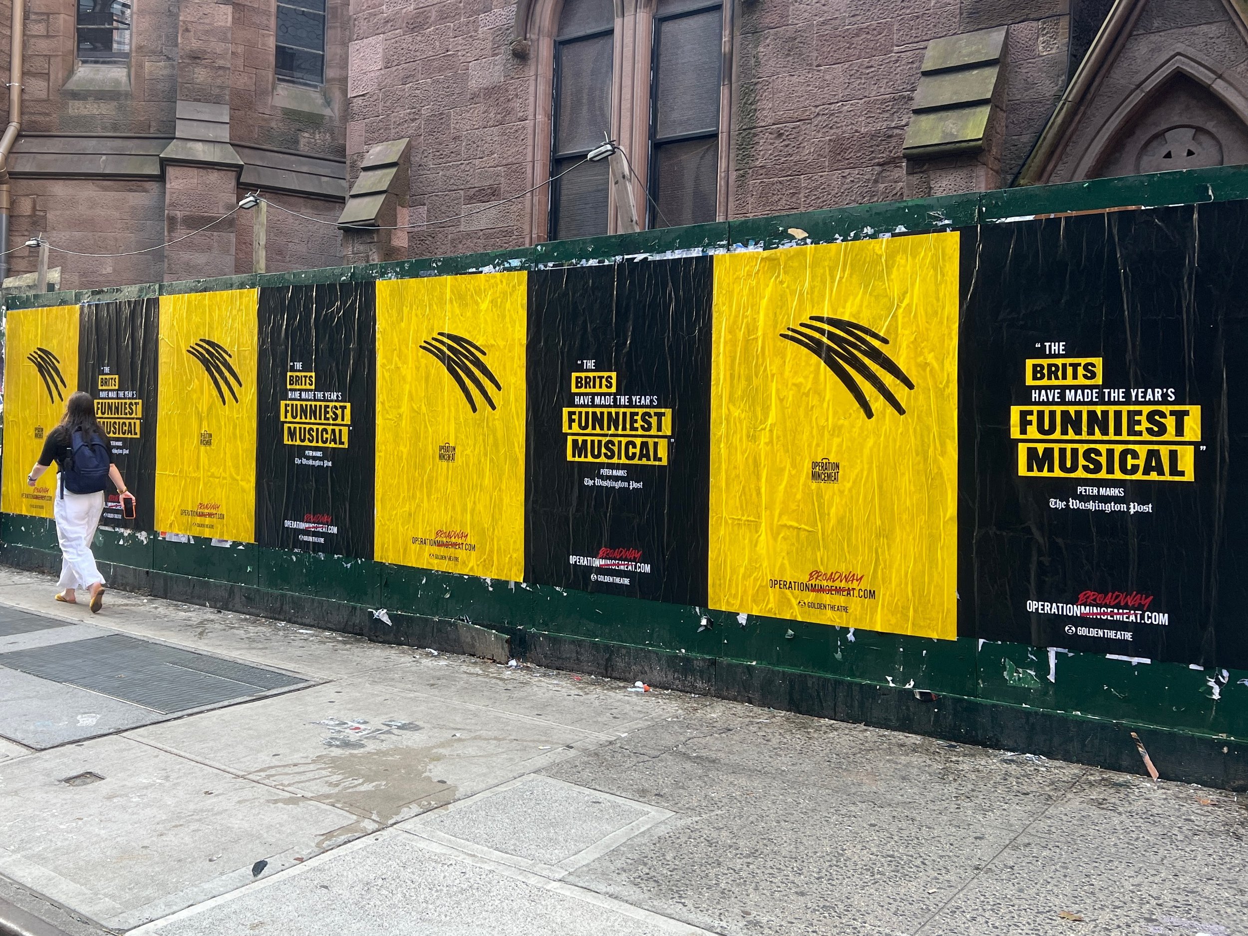 Broadway's 'Operation Mincemeat' Takes Over NYC with Wildposting