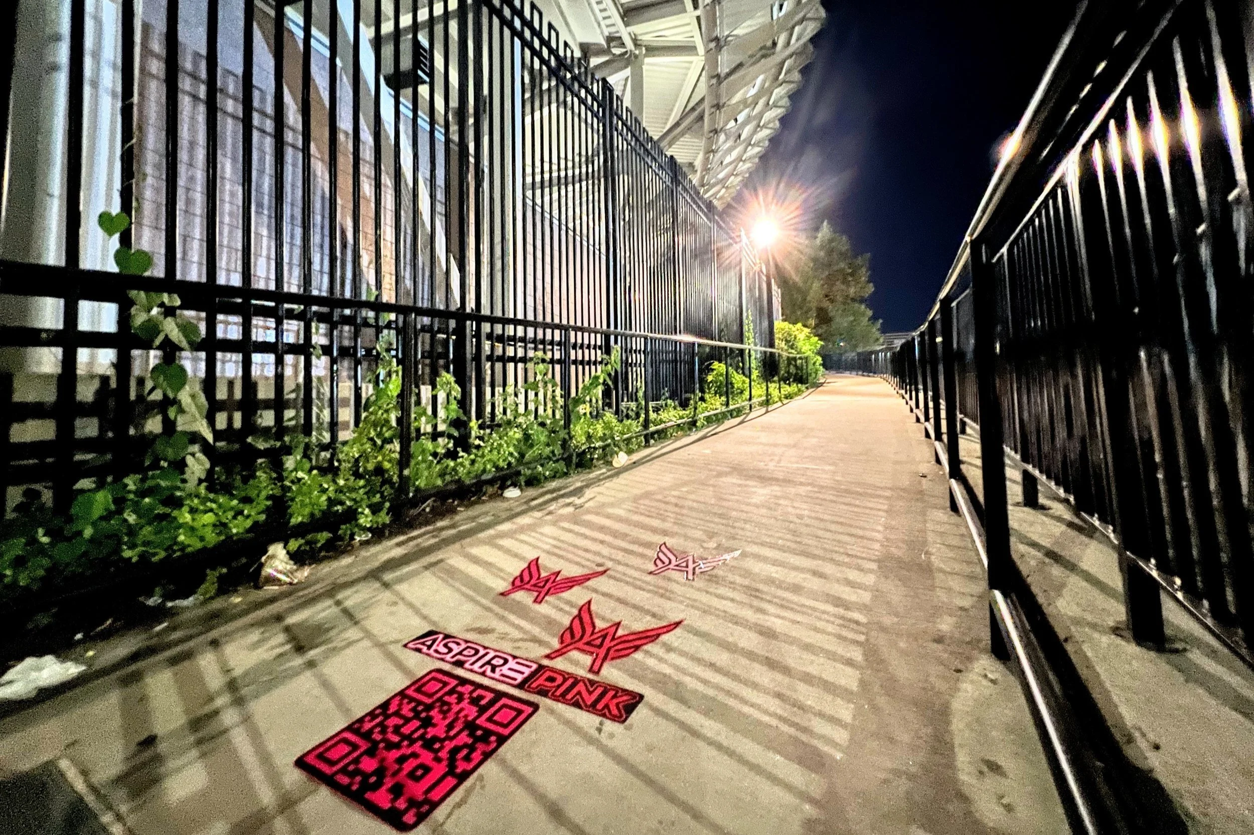 NYC GOES PINK WITH MULTIPLE DIE-CUT DECALS