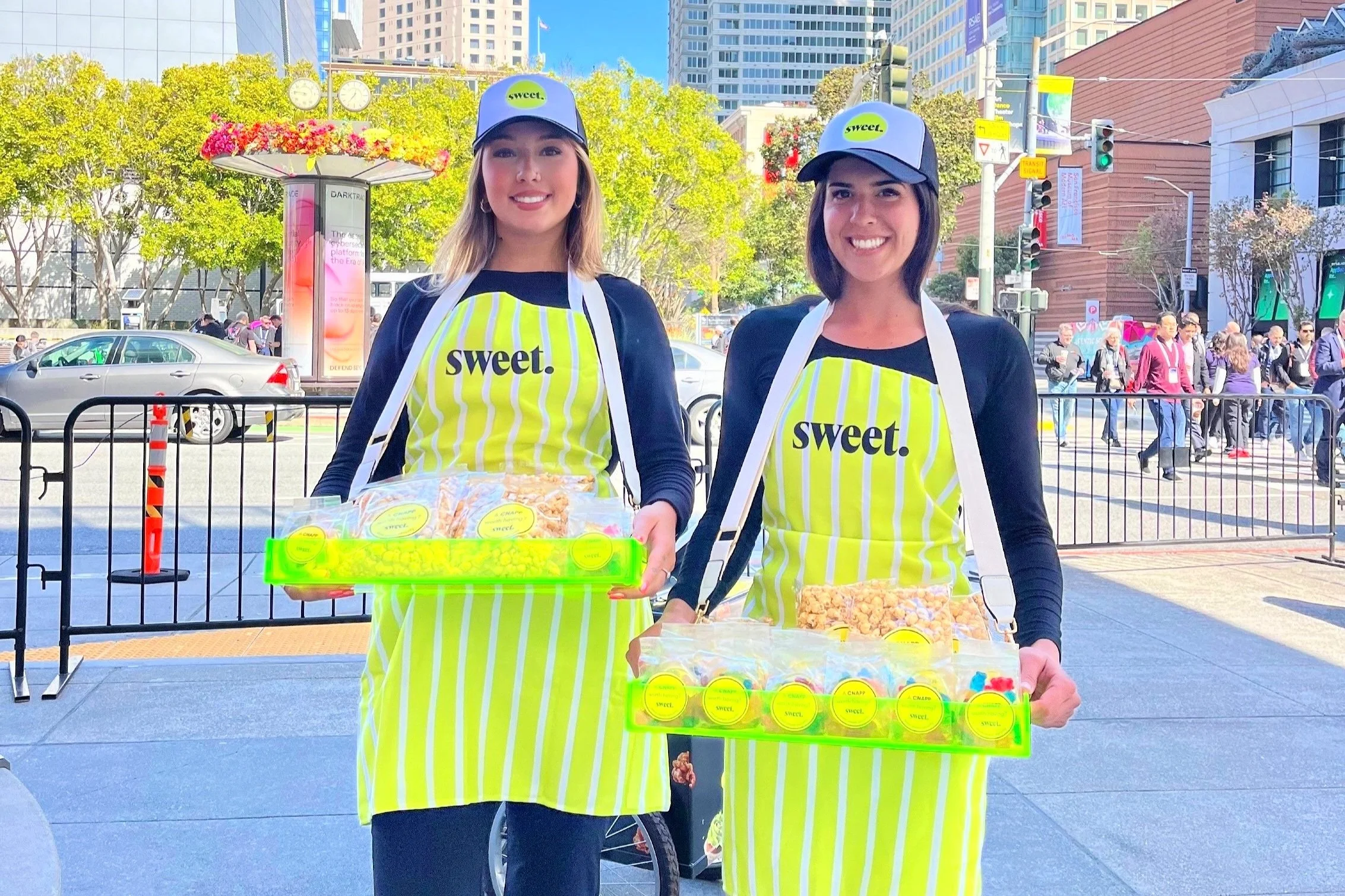 Sweet Security's Sidewalk Takeover Steals the Trade Show