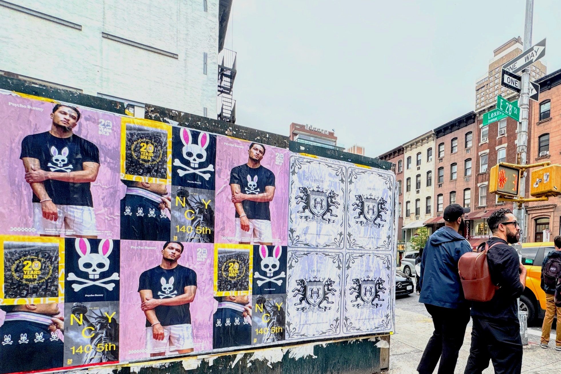 PsychoBunny Celebrates '20 Years Bold' with Wildposting Campaign